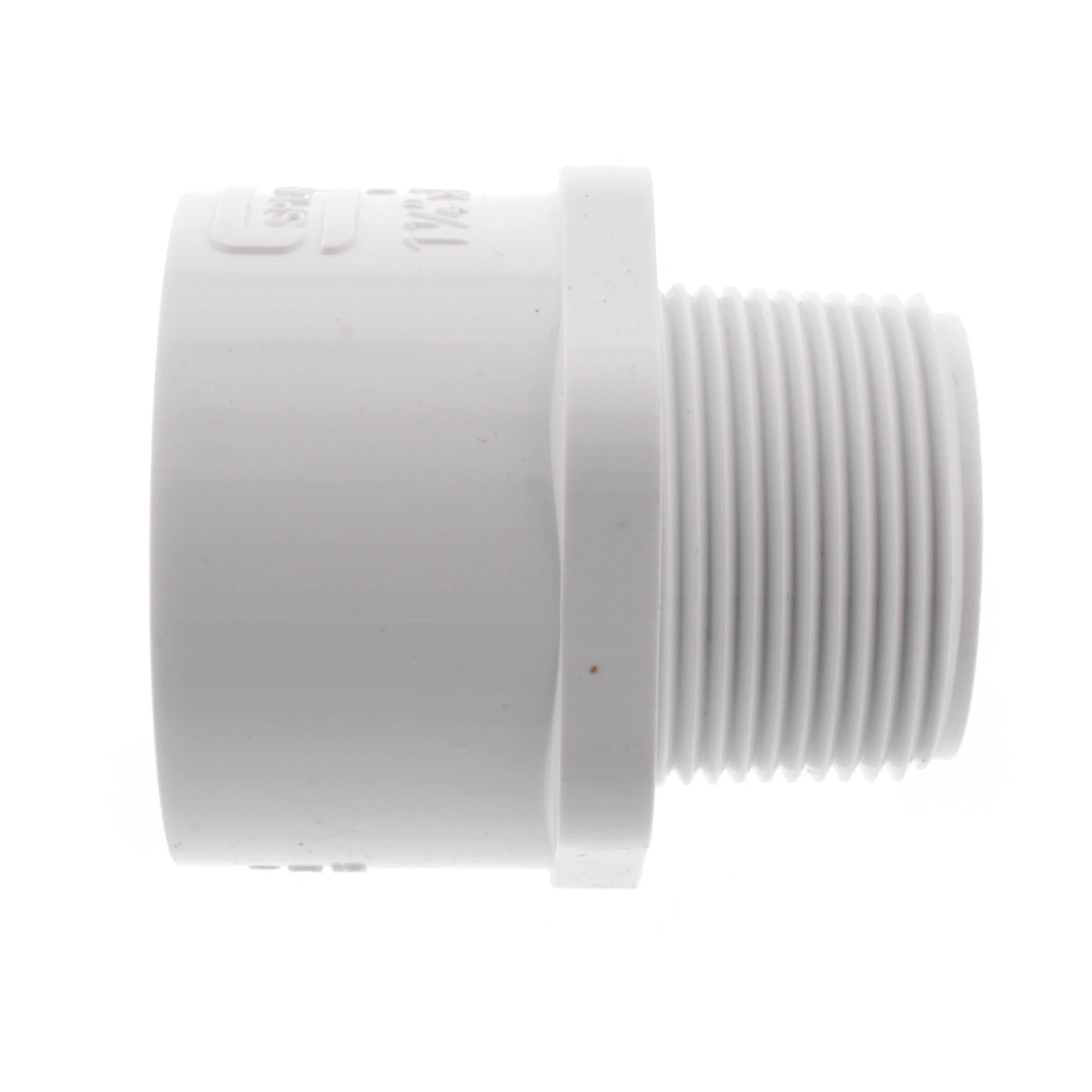 SPEARS VALVES 436-169 Reducer Male Adapter, MPT x Socket, 1-1/4 x 1-1/2 Size, PVC | BU7JZU