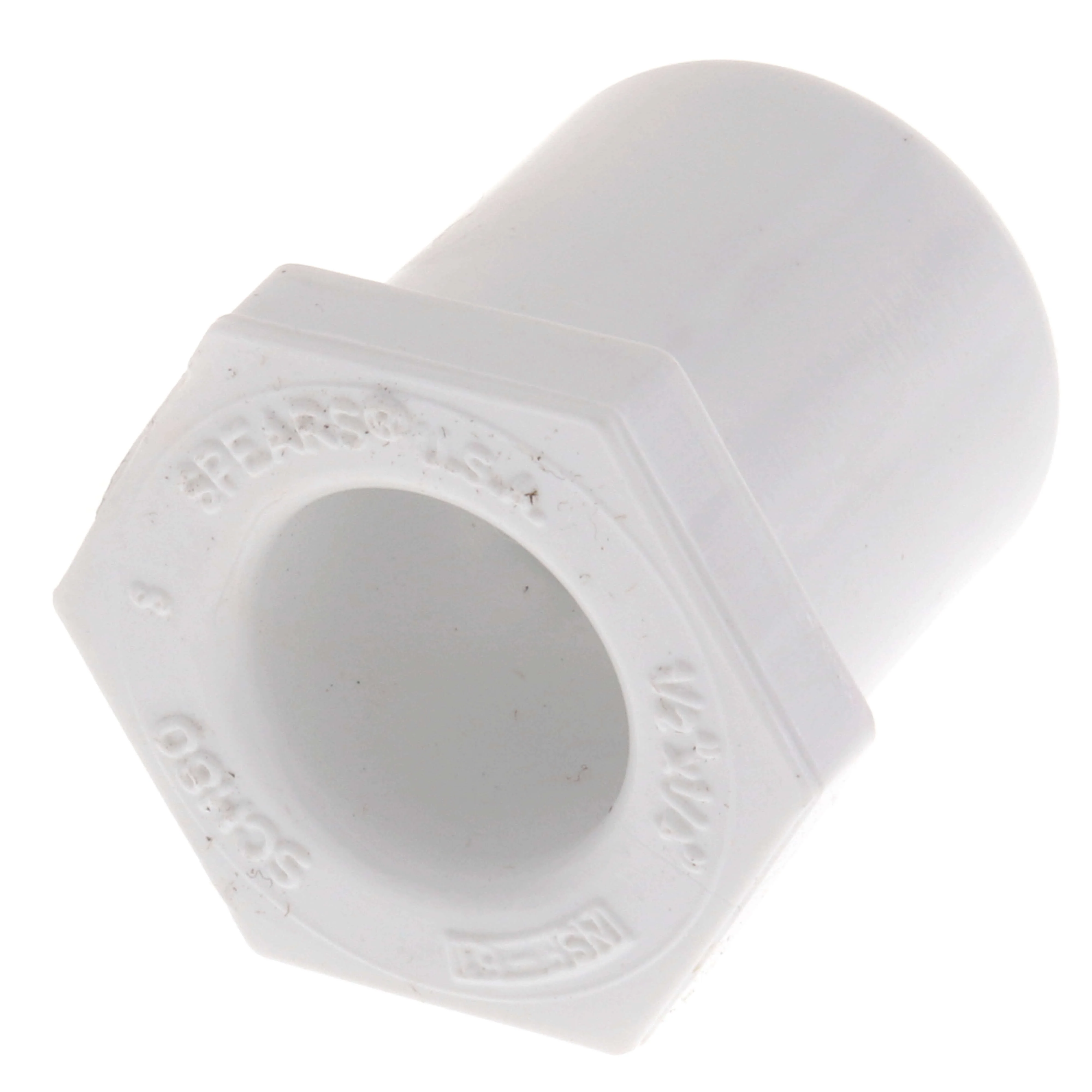 SPEARS VALVES 437-052 Reducer Bushing, Spigot x Socket, 3/8 x 1/4 Size, PVC | BU6UNW