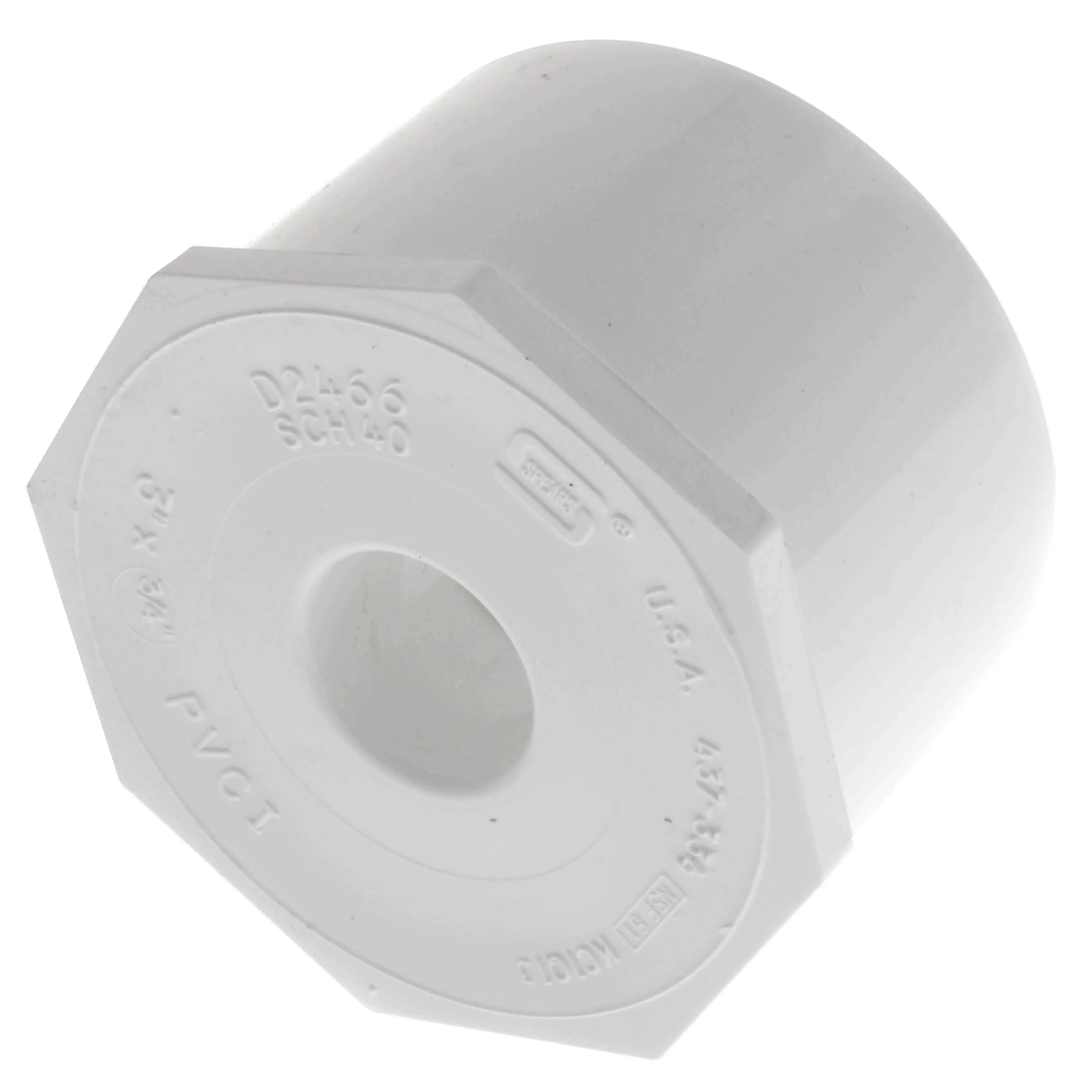 SPEARS VALVES 437-334 Reducer Bushing, Spigot x Socket, Schedule 40, 3 x 3/4 Size, PVC | BU6UWX