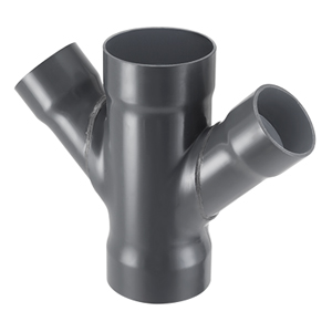 SPEARS VALVES 4376-792 Duct Reducer Double Wye, Socket, 18 x 12 Size, PVC | BU6VFU