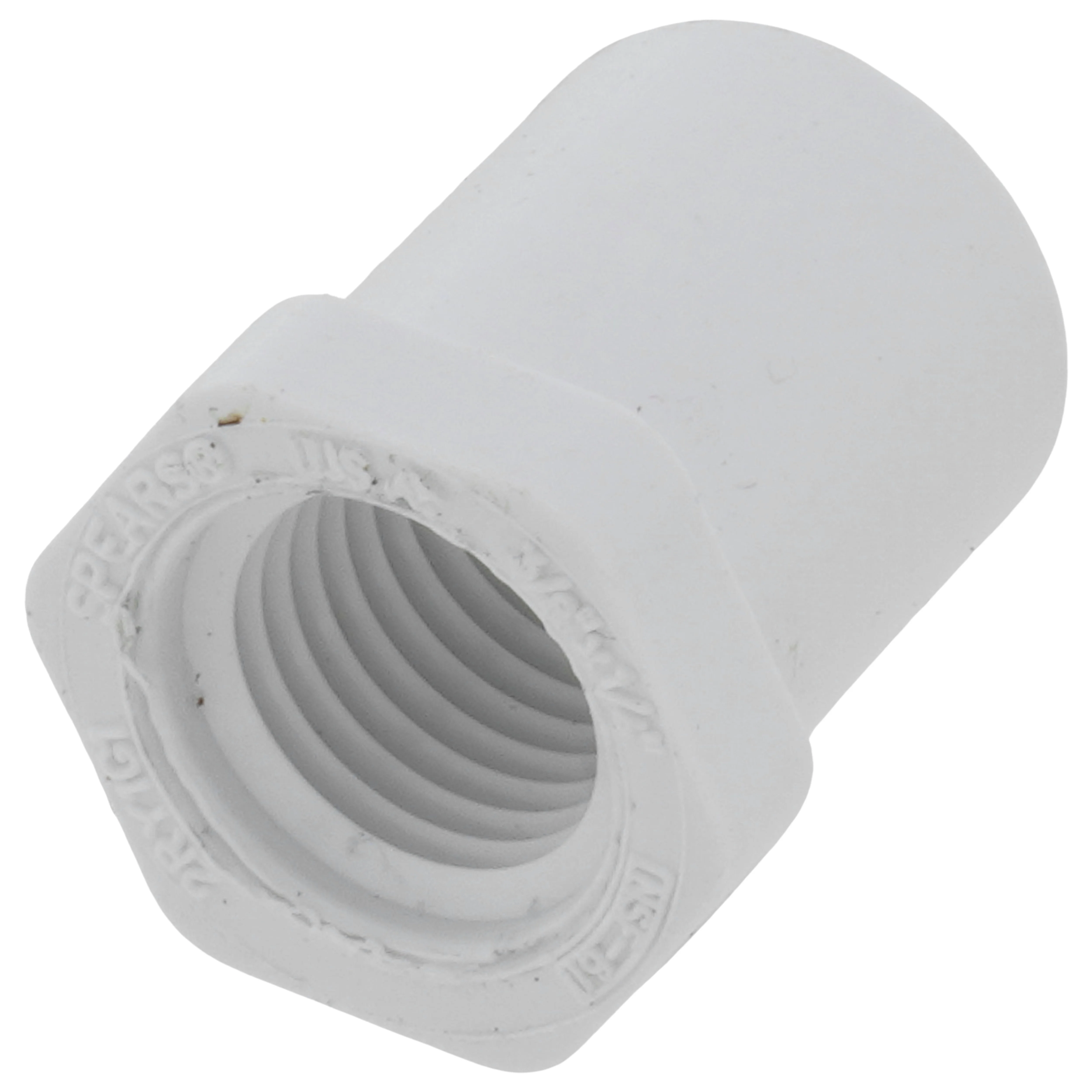 SPEARS VALVES 438-052 Reducer Bushing, Spigot x FPT, Schedule 40, 3/8 x 1/4 Size, PVC | BU6VKG