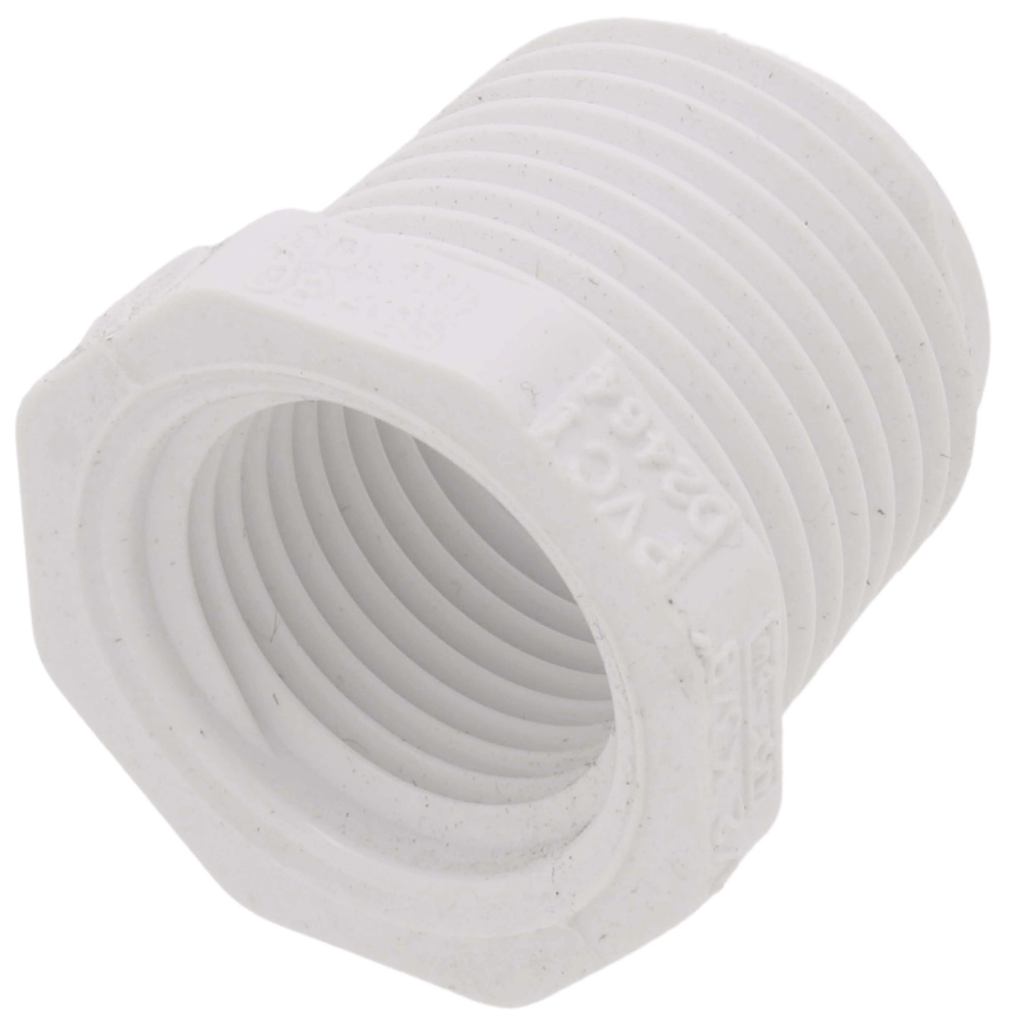 SPEARS VALVES 439-073 Reducer Bushing, MPT x FPT, Schedule 40, 1/2 x 3/8 Size, PVC | BU7JJH