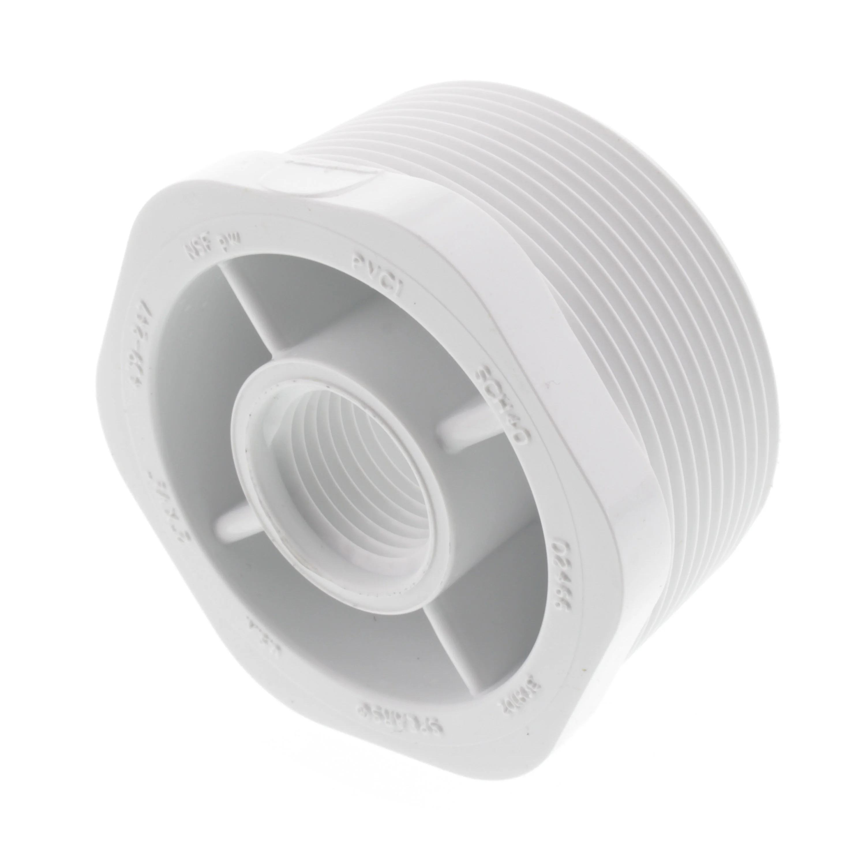 SPEARS VALVES 439-247 Reducer Bushing, MPT x FPT, Schedule 40, 2 x 1/2 Size, PVC | BU7KEJ