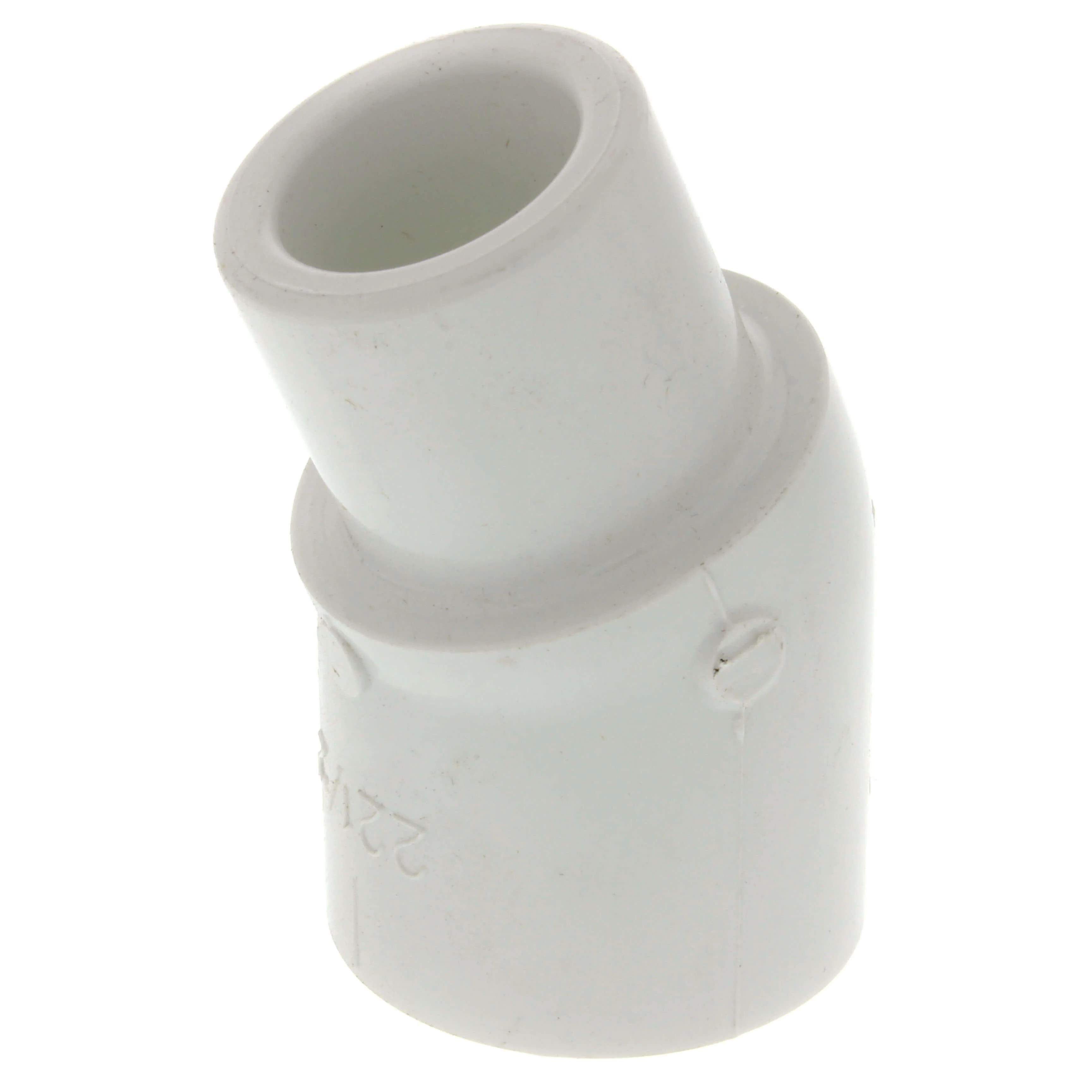 SPEARS VALVES 442-010 22-1/2 Deg. Street Elbow, Spigot x Socket, 1 Size, PVC | BU6VVL