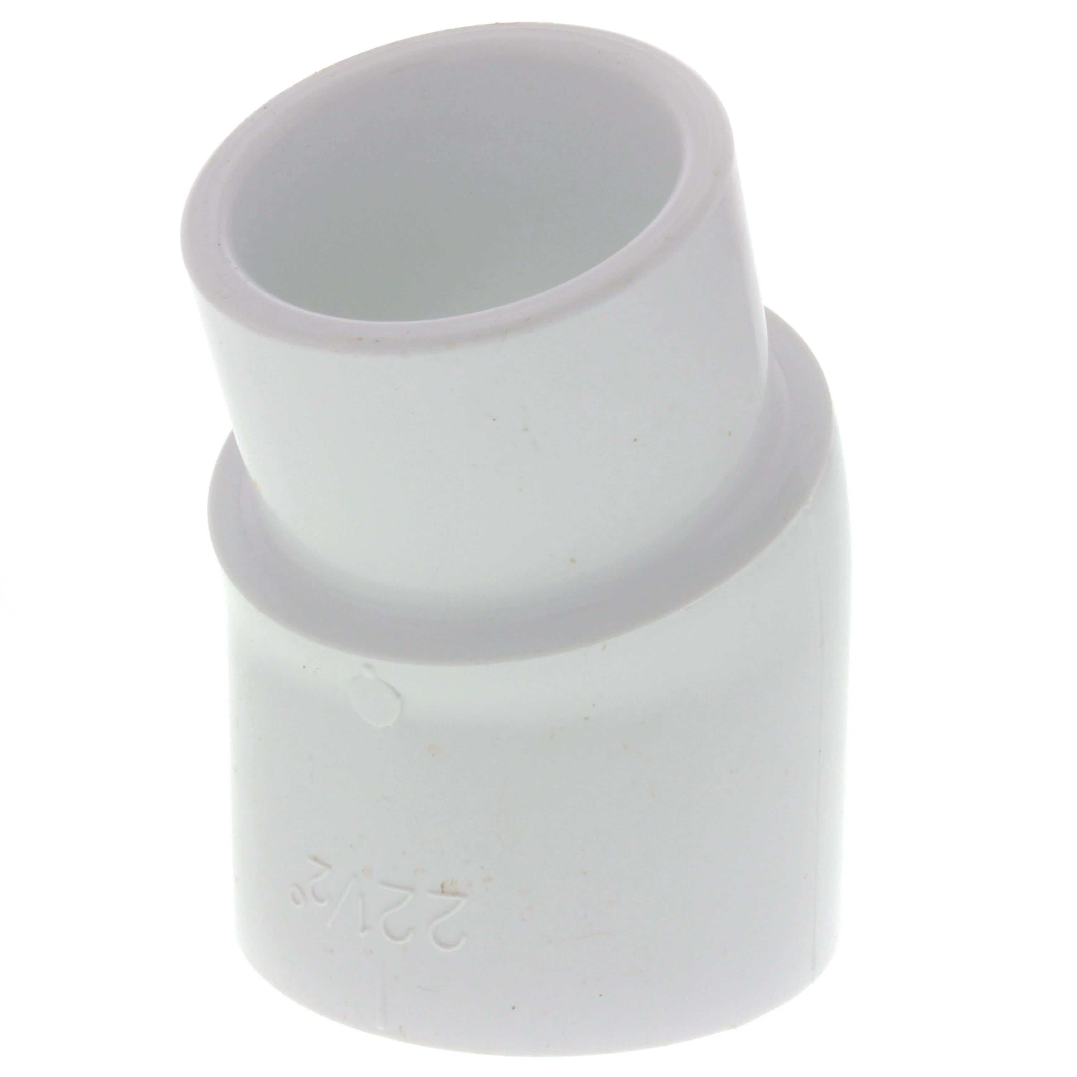 SPEARS VALVES 442-020 22-1/2 Deg. Street Elbow, Spigot x Socket, 2 Size, PVC | BU6VVU