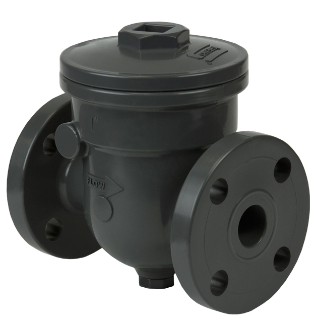 SPEARS VALVES 4423CB-007 Swing Check Valve, Flange End, EPDM, With Counter Balance, 3/4 Size, PVC | BZ7NDG