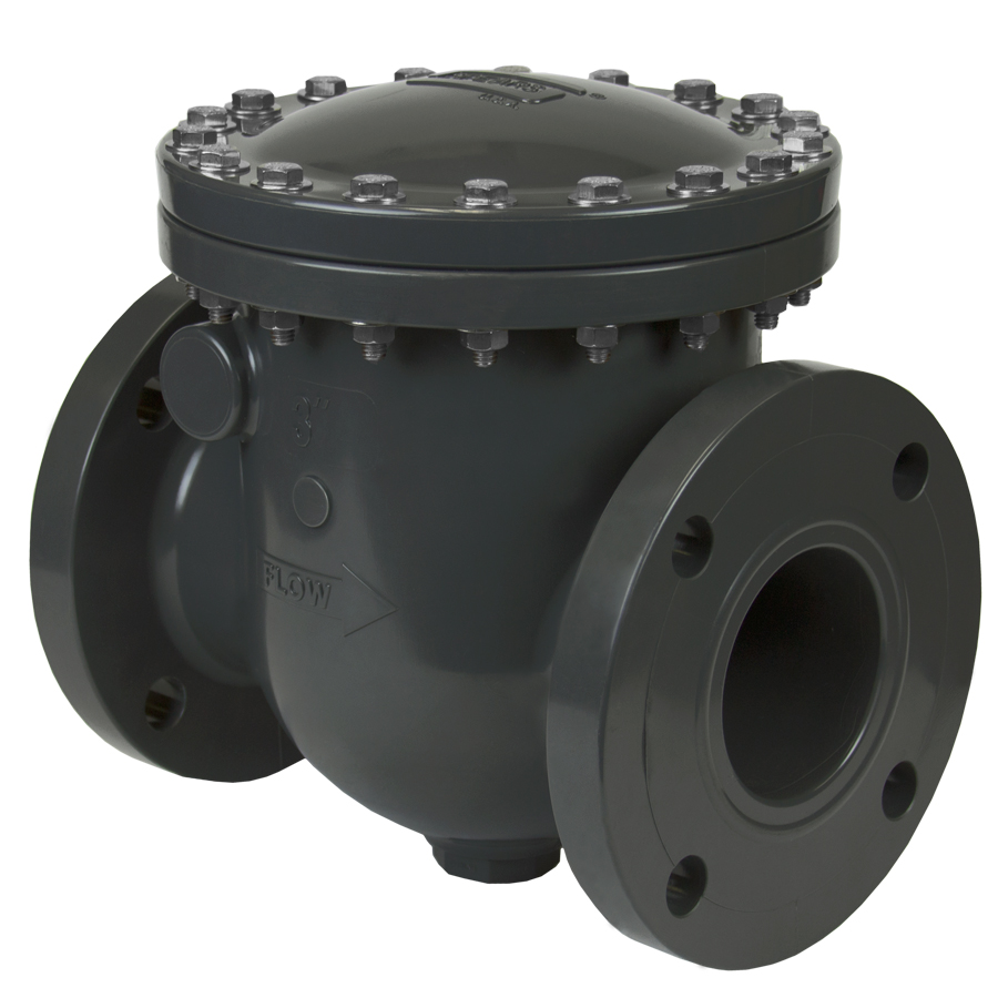 SPEARS VALVES 4423CB-080 Swing Check Valve, With Counter Balance, EPDM, 8 Size, PVC | CB2EYK