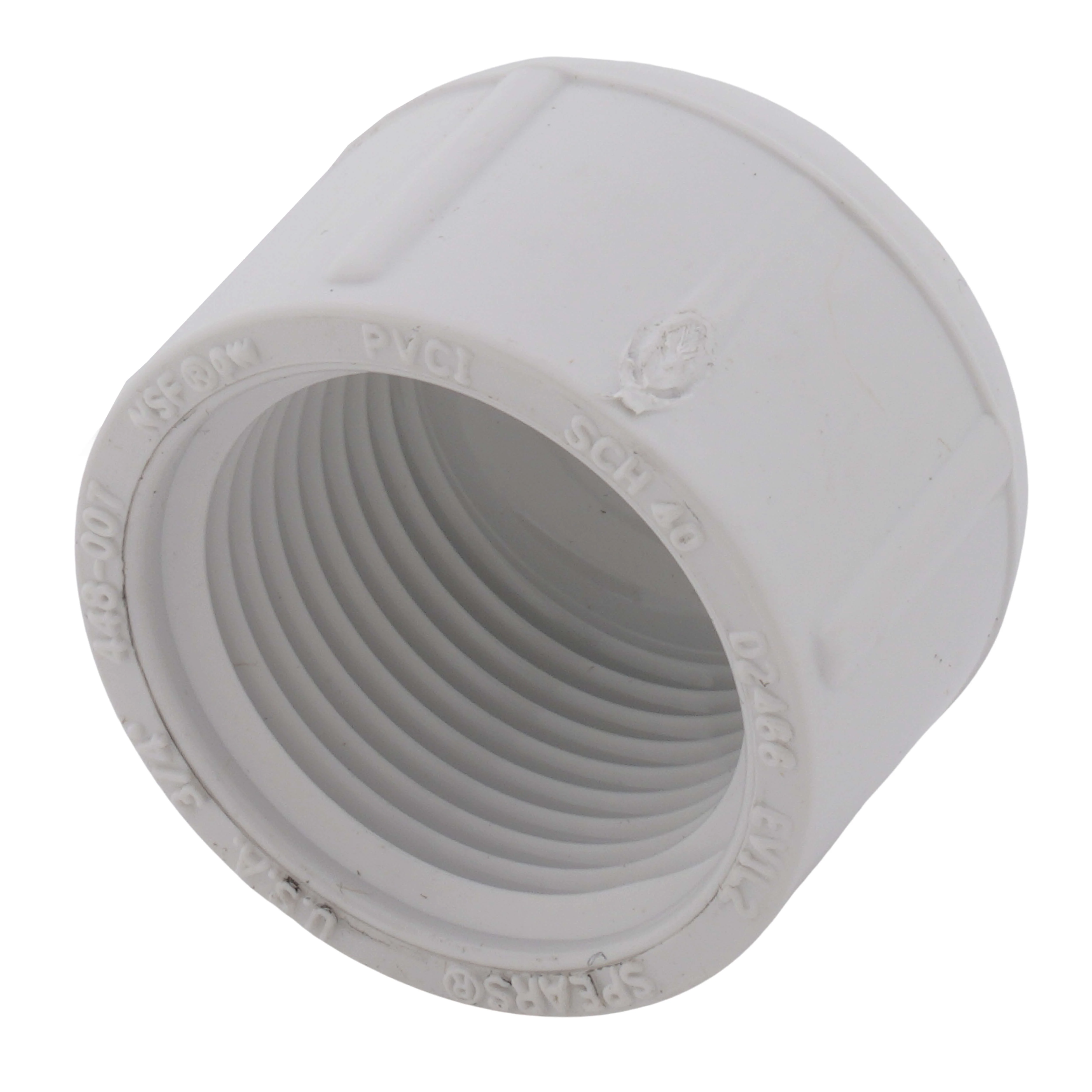 SPEARS VALVES 448-007 Cap, FPT, 3/4 Size, PVC | BU7JAR
