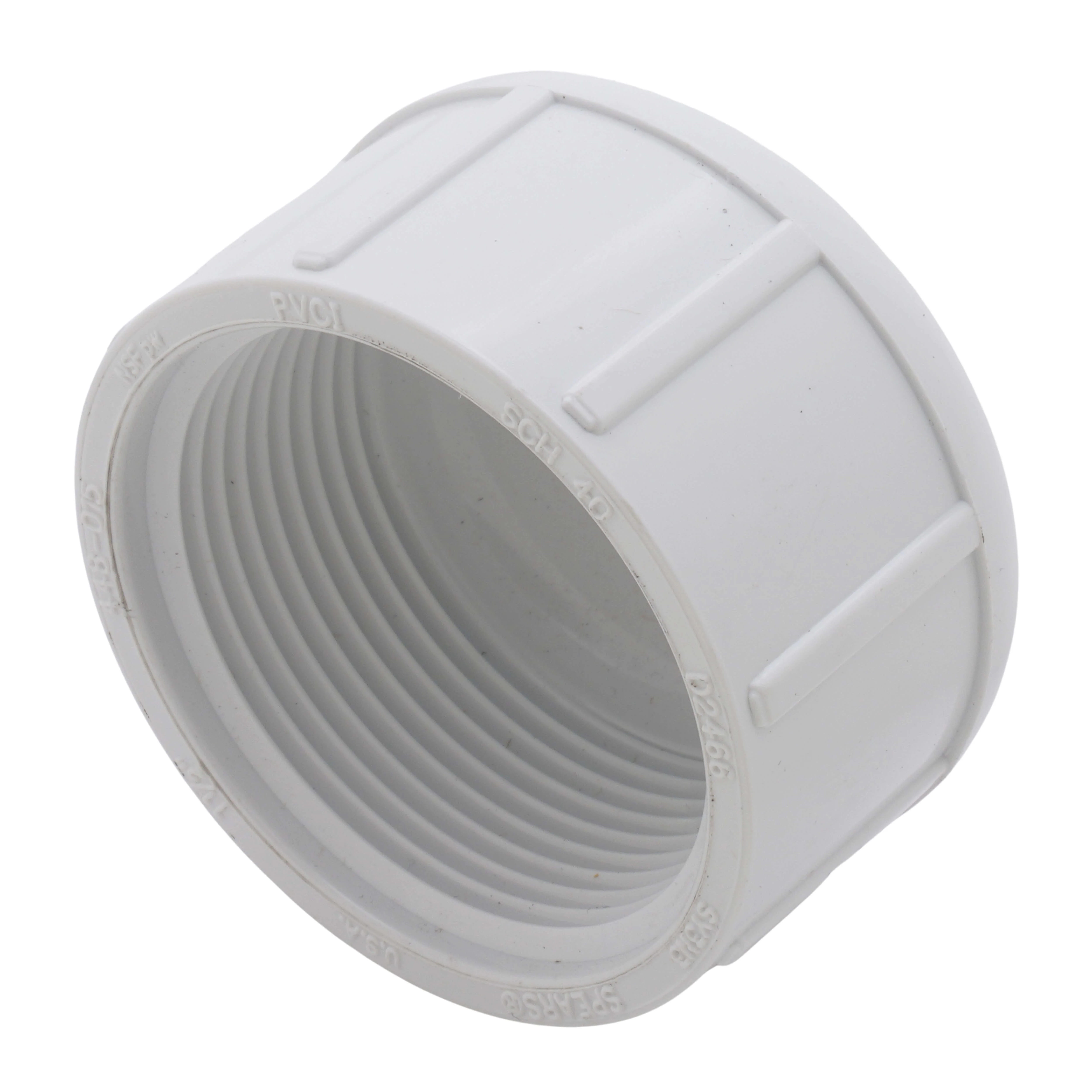 SPEARS VALVES 448-015 Cap, FPT, 1-1/2 Size, PVC | BU7HZH