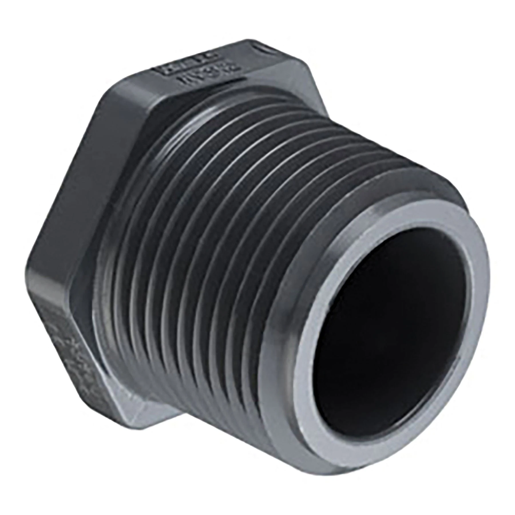 SPEARS VALVES 450-005G Plug, MPT, 1/2 Size, PVC, Gray | BU6WCF