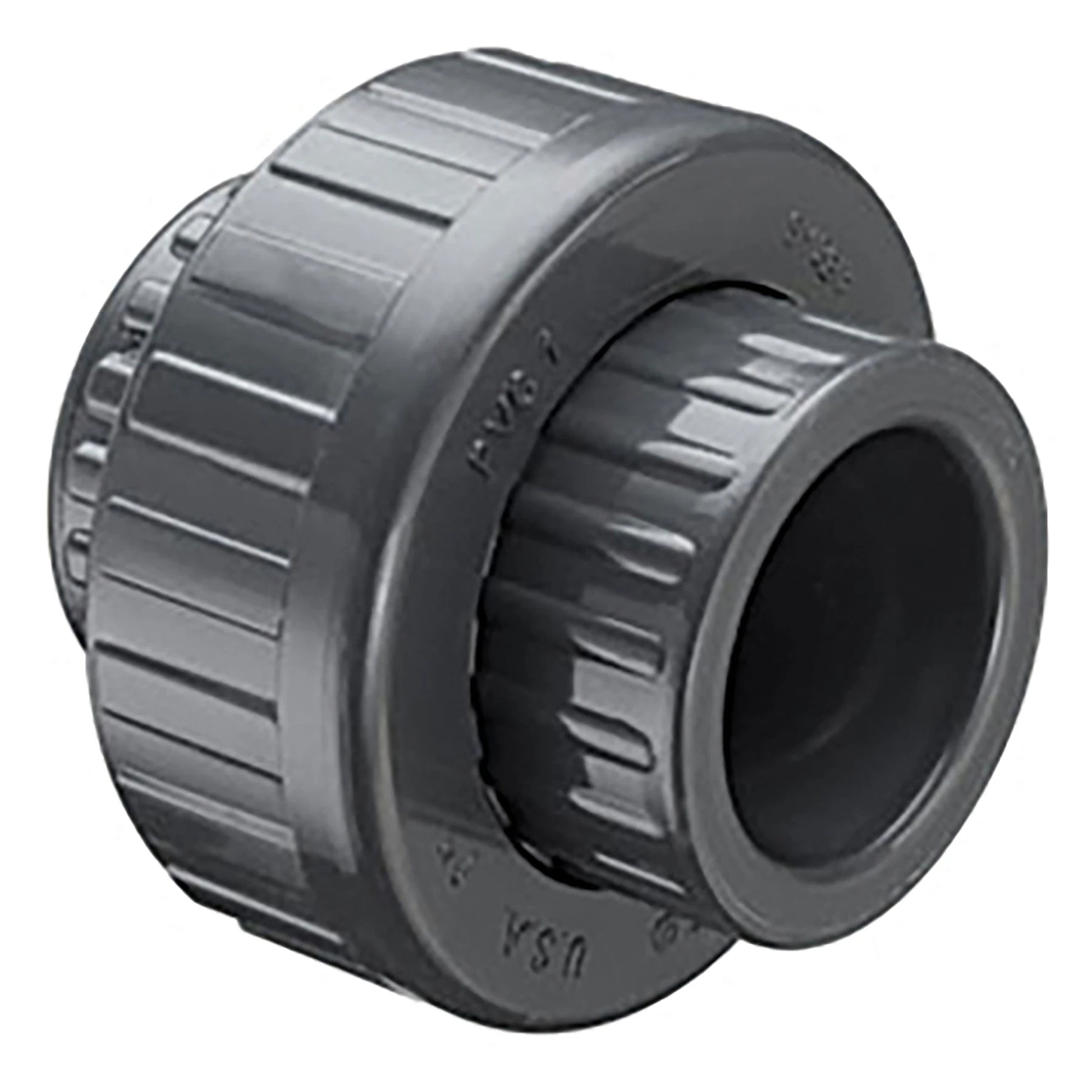 SPEARS VALVES 457-012G Union, Socket x Socket Buna, Gray, 1-1/4 Size, PVC | BU6WDN