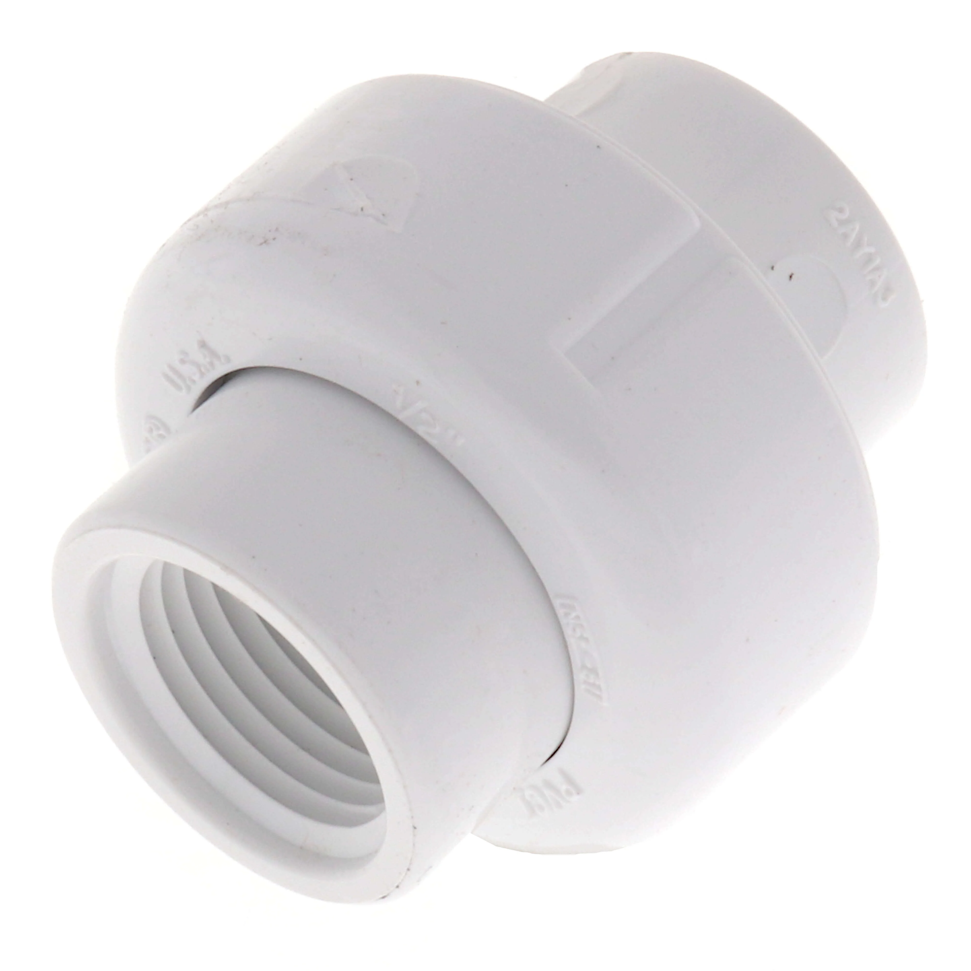 SPEARS VALVES 458-005 Union, FPT x FPT, Buna, 1/2 Size, PVC | BU7MUJ