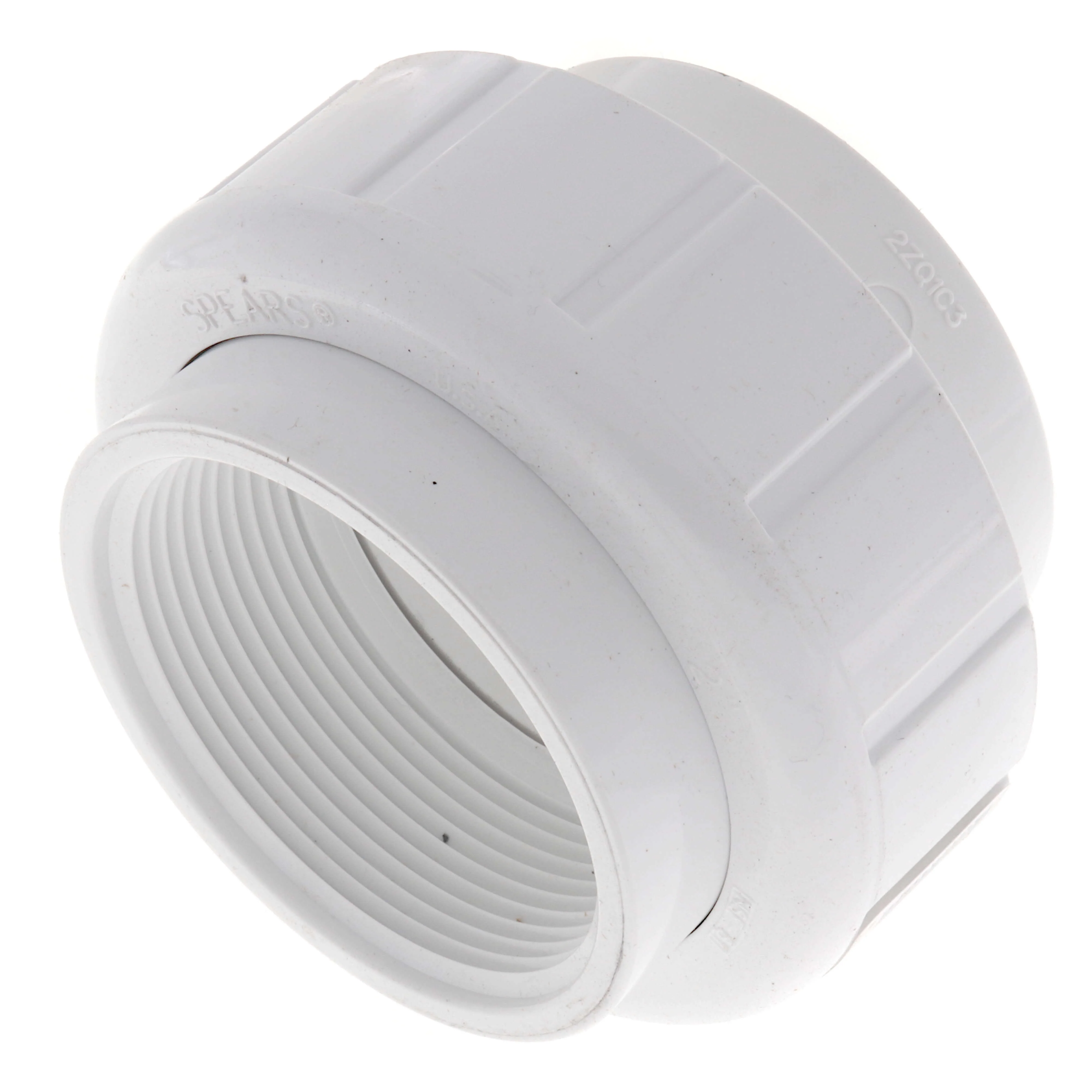 SPEARS VALVES 458-020 Union, FPT x FPT, Buna, 2 Size, PVC | BU6WDY