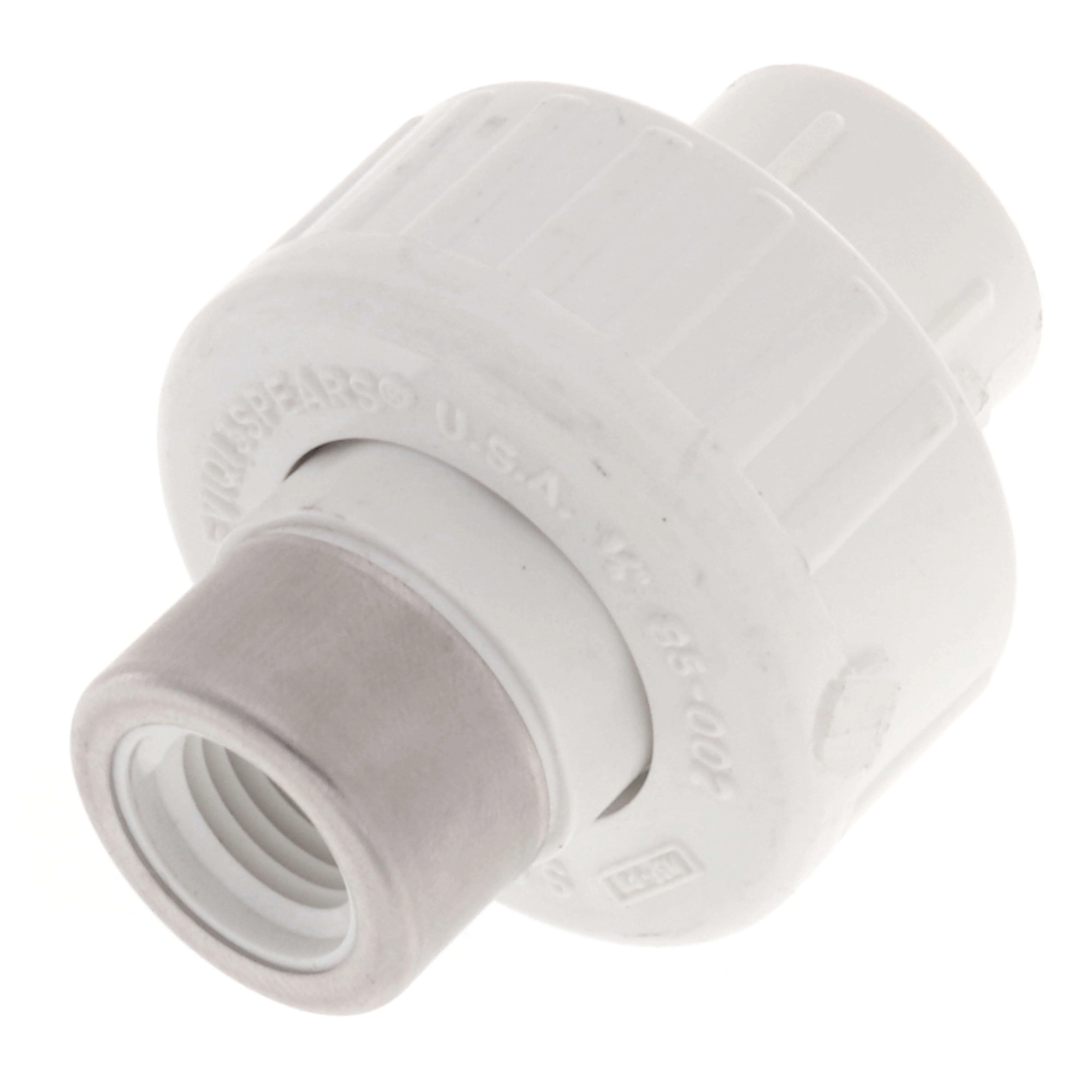 SPEARS VALVES 459-002SR Special Reinforced Union, Socket x FPT, With SS Ring, Buna, 1/4 Size, PVC | BU6WEC