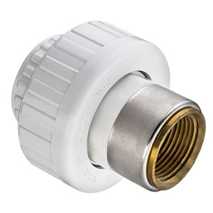 SPEARS VALVES 459-015BR Brass Union, Socket x FPT, Buna, 1-1/2 Size, PVC | BU6WEV