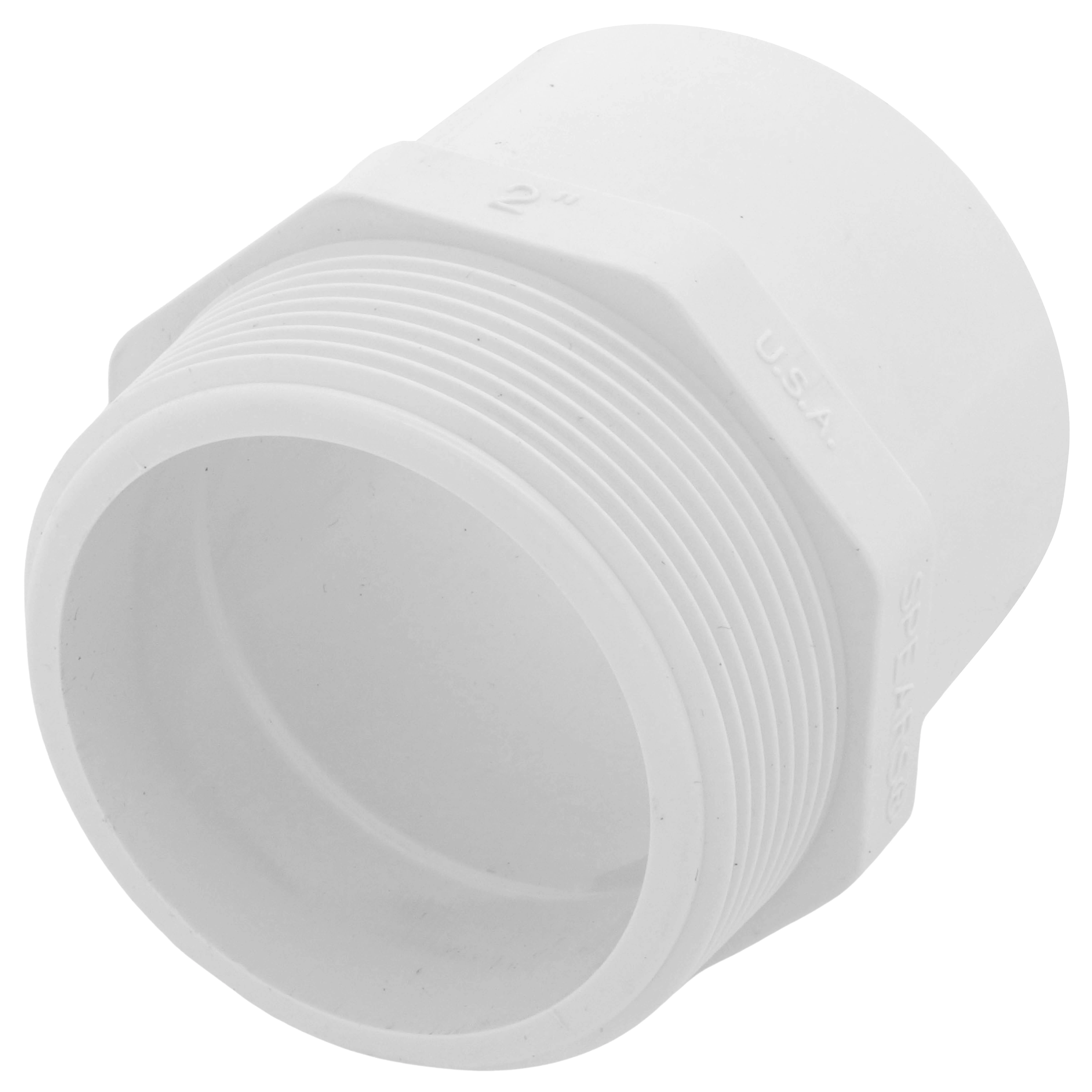 SPEARS VALVES 461-020 Male Adapter, Spigot x MPT, 2 Size, PVC | BU7KGP