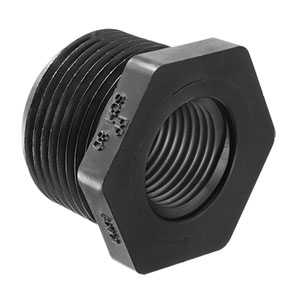 SPEARS VALVES 4839-211B Reducer Bushing, MPT x FPT, 1-1/2 x 1 Size, Polypropylene | BU7MXL