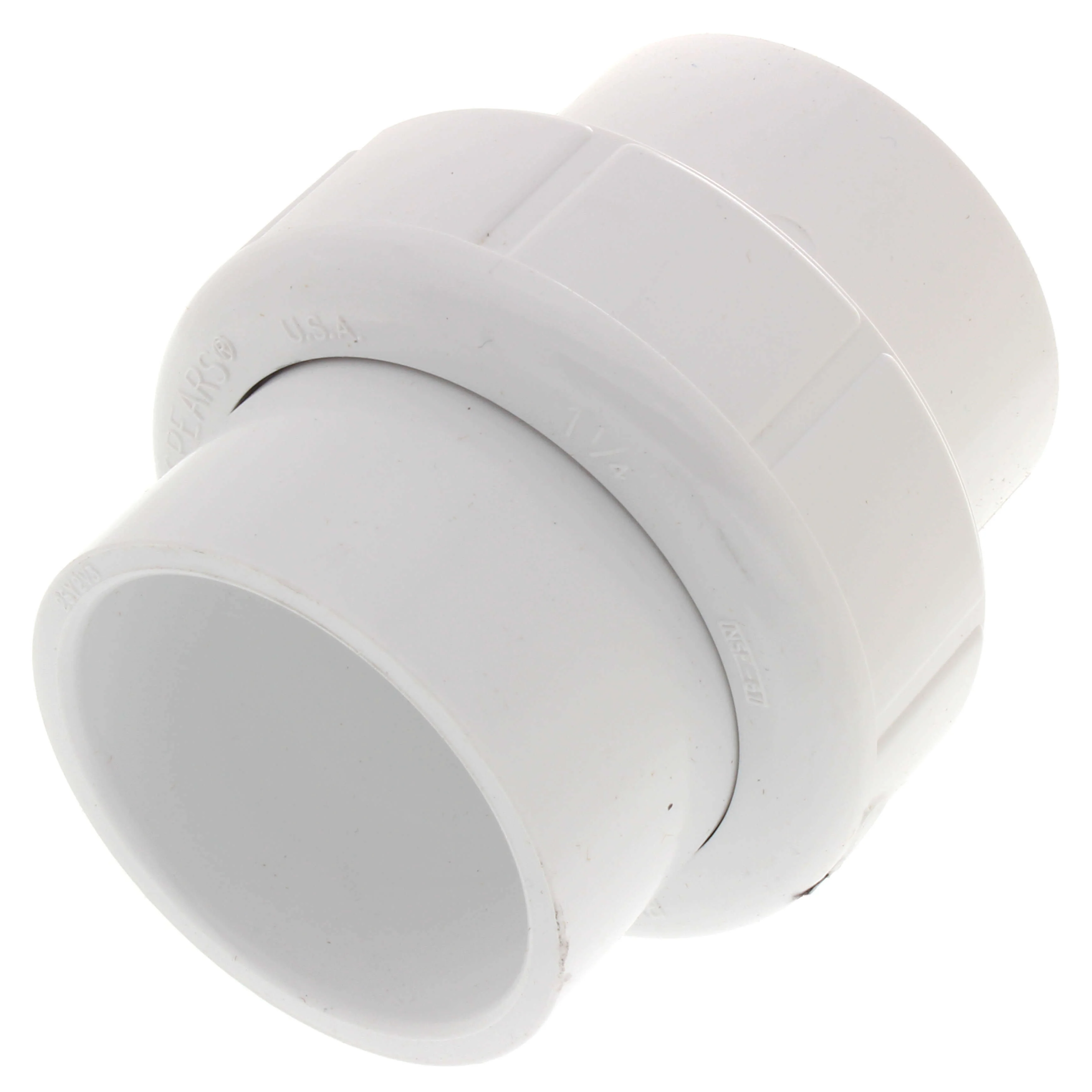 SPEARS VALVES 497-012 Union, Socket x Socket, EPDM, 1-1/4 Size, PVC | BU6YGP