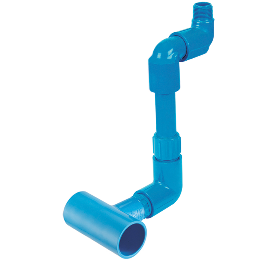SPEARS VALVES 5908-249__** Swing Joint Riser, 1 Size, PVC, With 19 To 24 Inch Nipple, Tee x MPT | BU6YTR