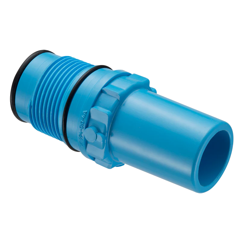 SPEARS VALVES 598-015-4AR Long Spigot Inlet, Spigot x MBT, With O Ring, 1-1/2 Size, PVC | BU6YWJ