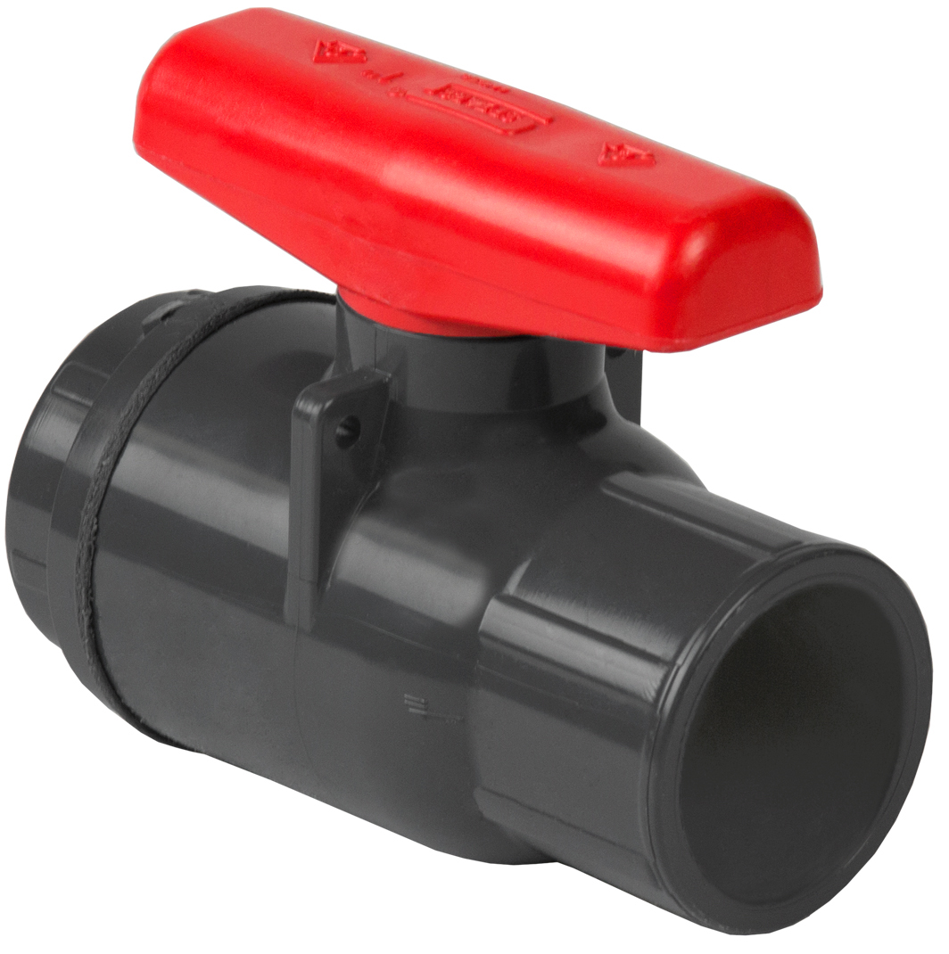 SPEARS VALVES 6632-005 Compact Ball Valve, 1/2 Size, PVC, Socket End, FKM | CB4WRX