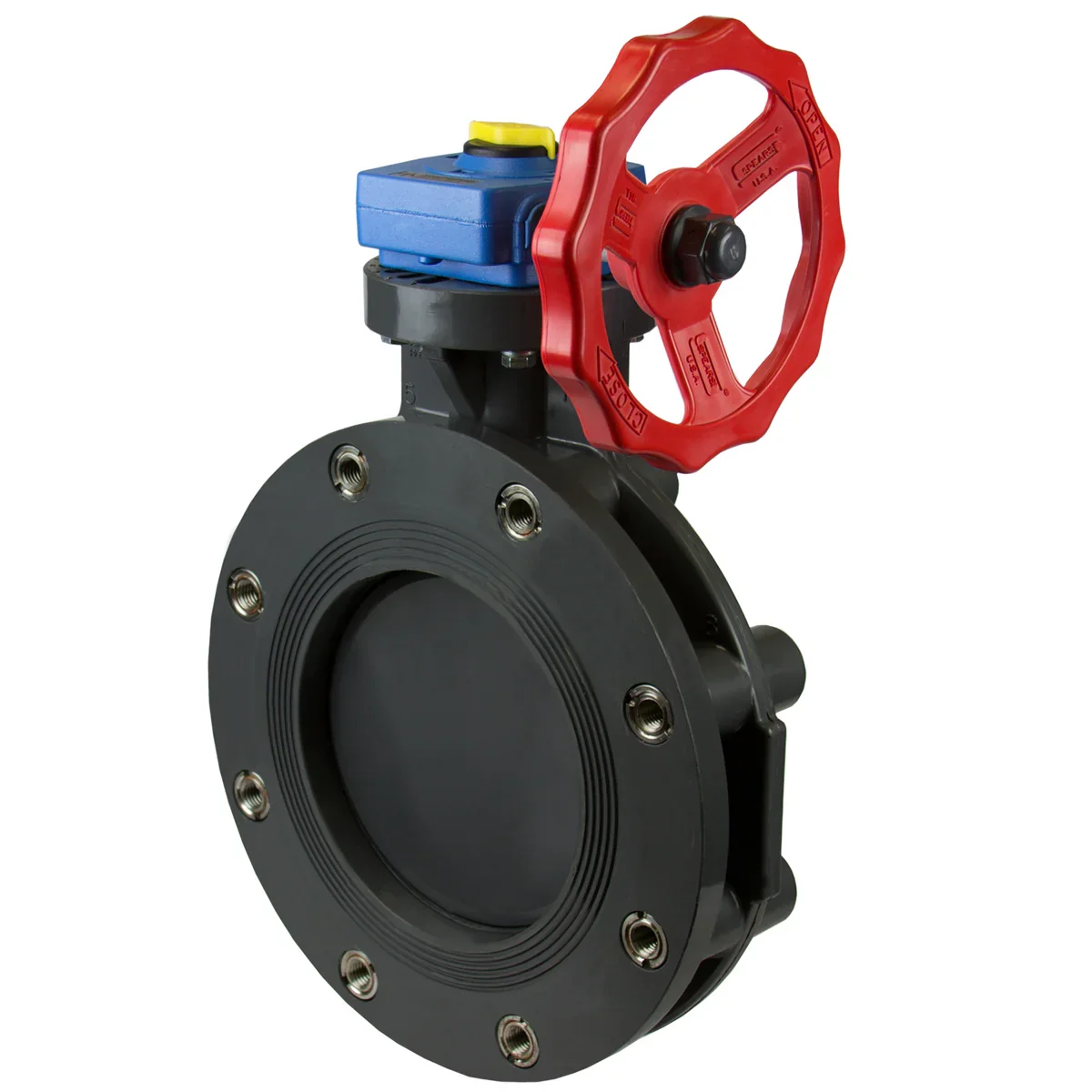 SPEARS VALVES 723311L-030 Butterfly Valve, FKMver Handle, SS Lug, 3 Inch Size, PVC | BZ9LPG