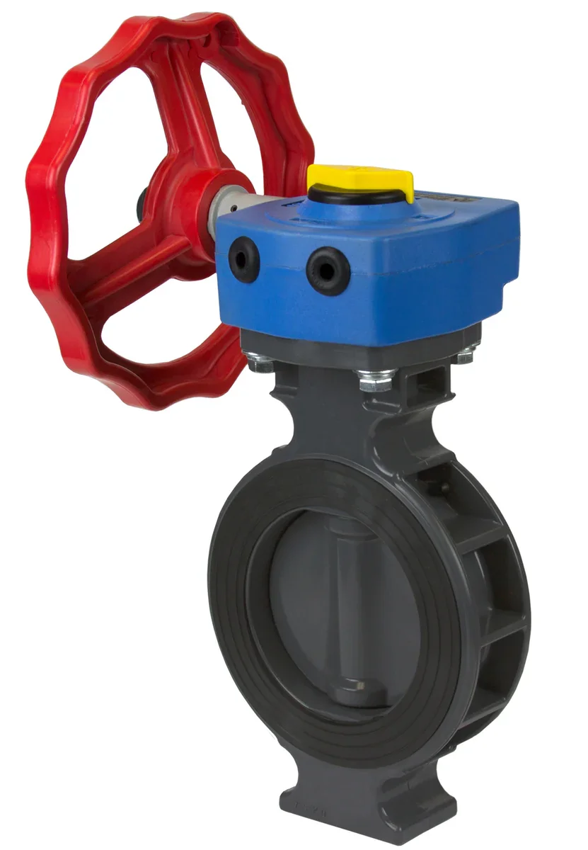 SPEARS VALVES 753301-060 Wafer Butterfly Valve, 6 Inch Size, PVC | CA6PPX