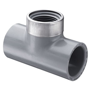 SPEARS VALVES 802-030CSR Special Reinforced Tee, Socket x FPT, Schedule 80, 3 Size, CPVC | BU6ZNA