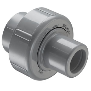SPEARS VALVES 8056-010C Union, Socket x Spigot, FKM, 1 Size, CPVC | BU7ABM