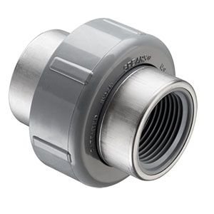 SPEARS VALVES 8058-005CSR Special Reinforced Union, FPT x FPT, FKM, 1/2 Size, CPVC | BU7ACK