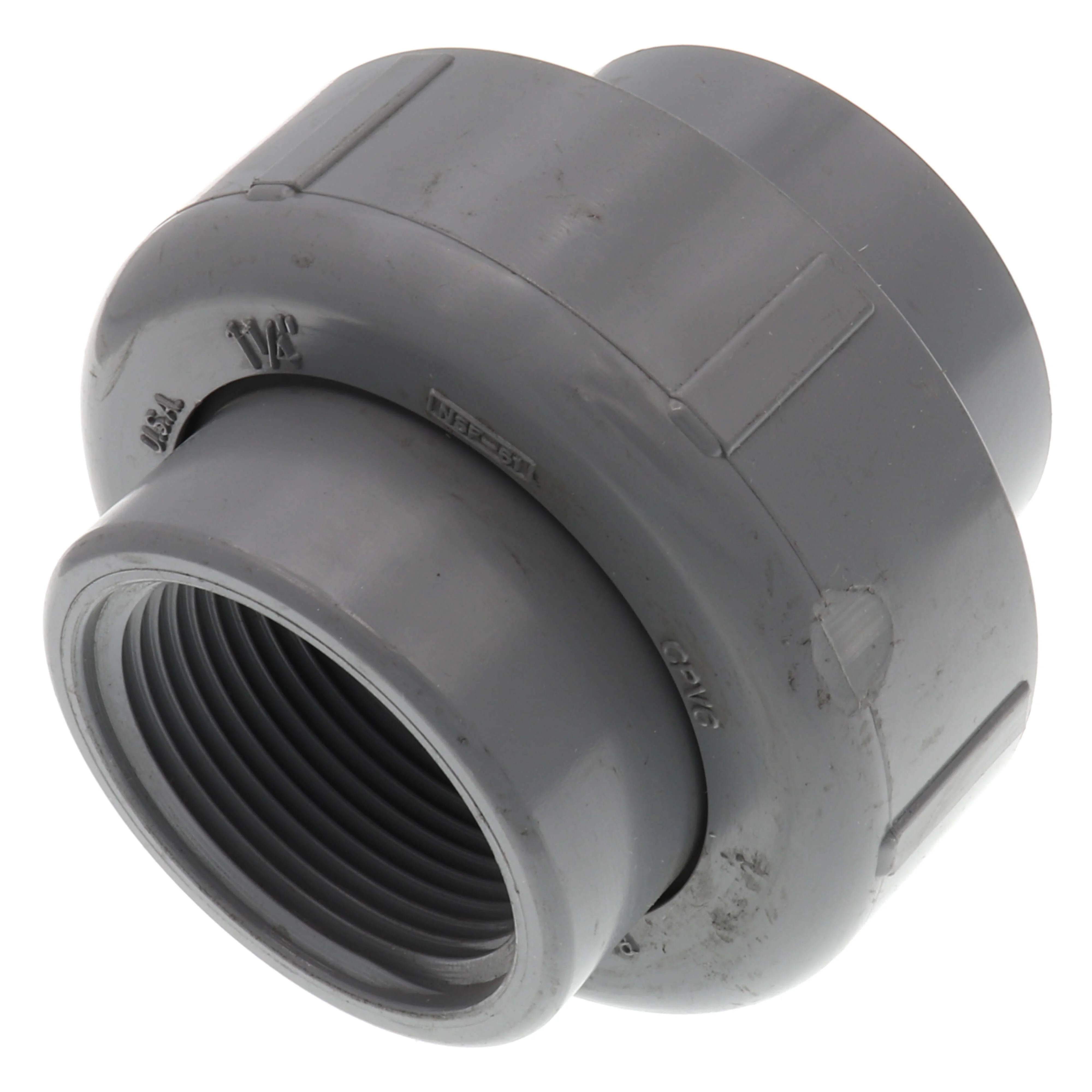 SPEARS VALVES 8059-012C Union, Socket x FPT, FKM, 1-1/4 Size, CPVC | BU7ADH