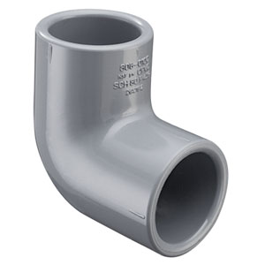 SPEARS VALVES 806-050C Elbow, 90 Deg., Socket, Schedule 80, 5 Size, CPVC | BU6ZXZ
