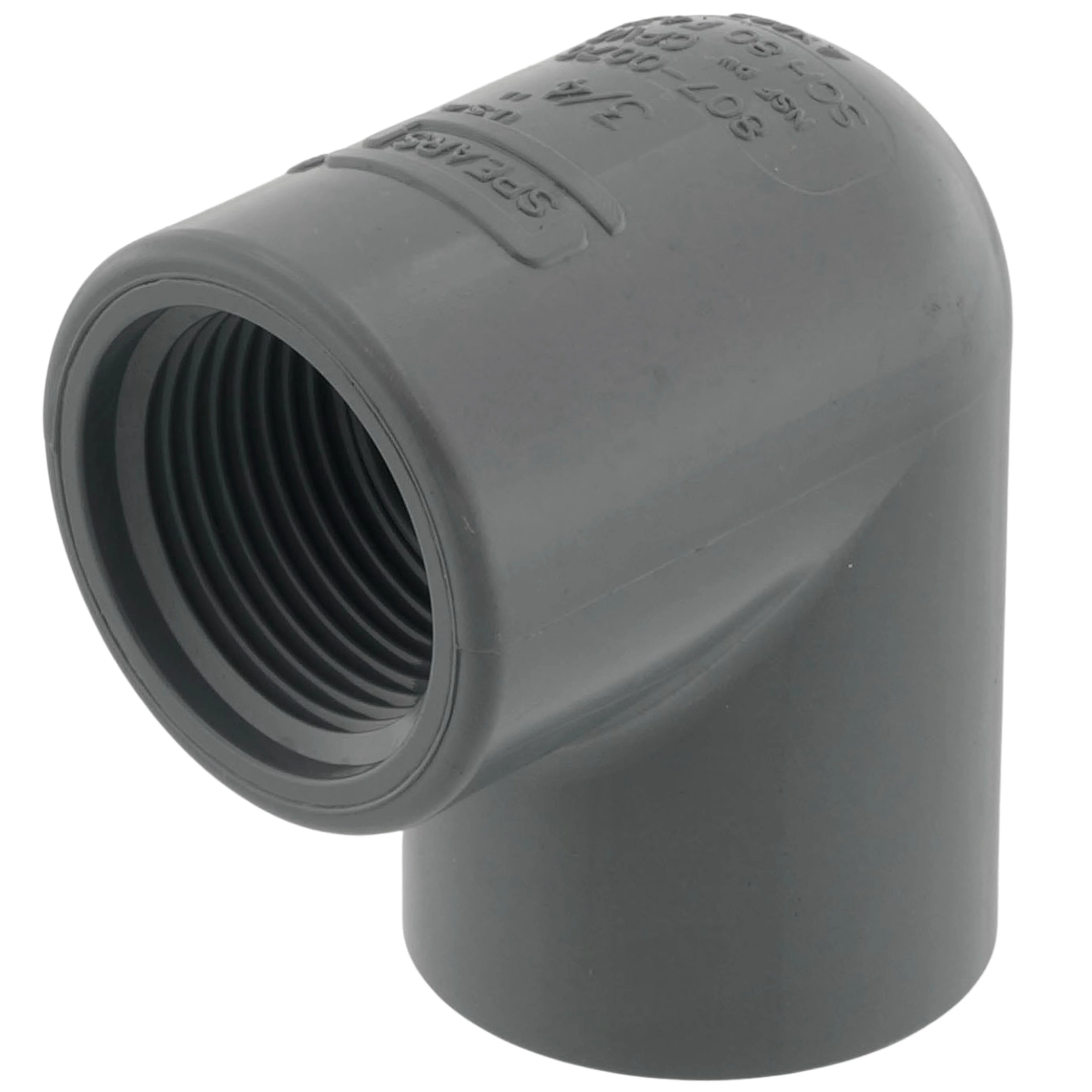 SPEARS VALVES 807-007C Elbow, 90 Deg., Socket x FPT, Schedule 80, 3/4 Size, CPVC | BU7LTJ
