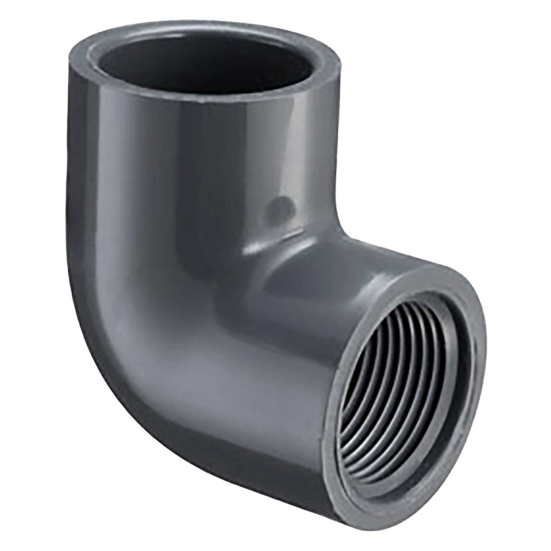 SPEARS VALVES 807-010 Elbow, 90 Deg., Socket x FPT, Schedule 80, 1 Size, PVC | BU7JFL