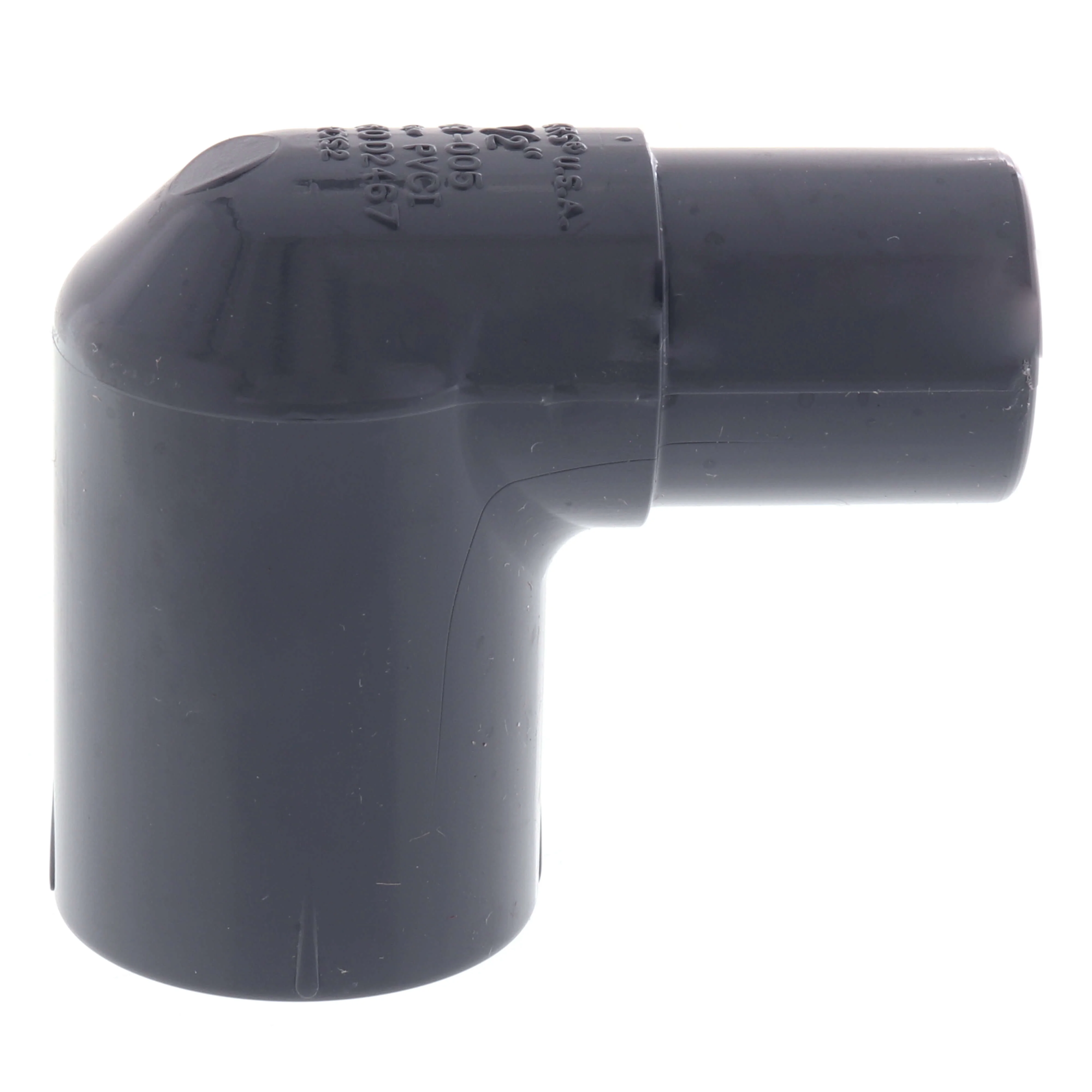 SPEARS VALVES 809-005 Street Elbow, 90 Deg., Spigot x Socket, Schedule 80, 1/2 Size, PVC | BU7NAE