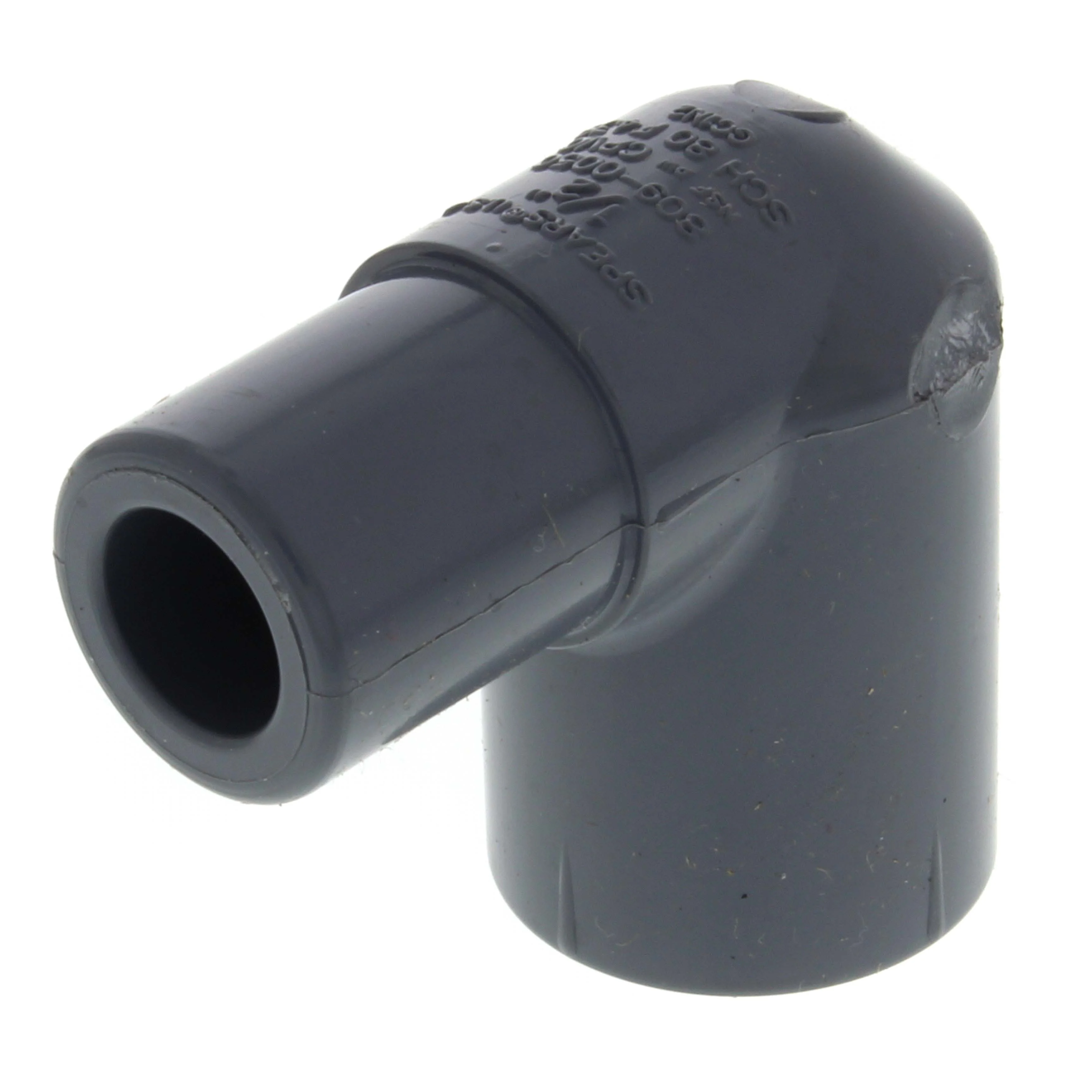 SPEARS VALVES 809-005C Street Elbow, 90 Deg., Spigot x Socket, Schedule 80, 1/2 Size, CPVC | BU7AFZ