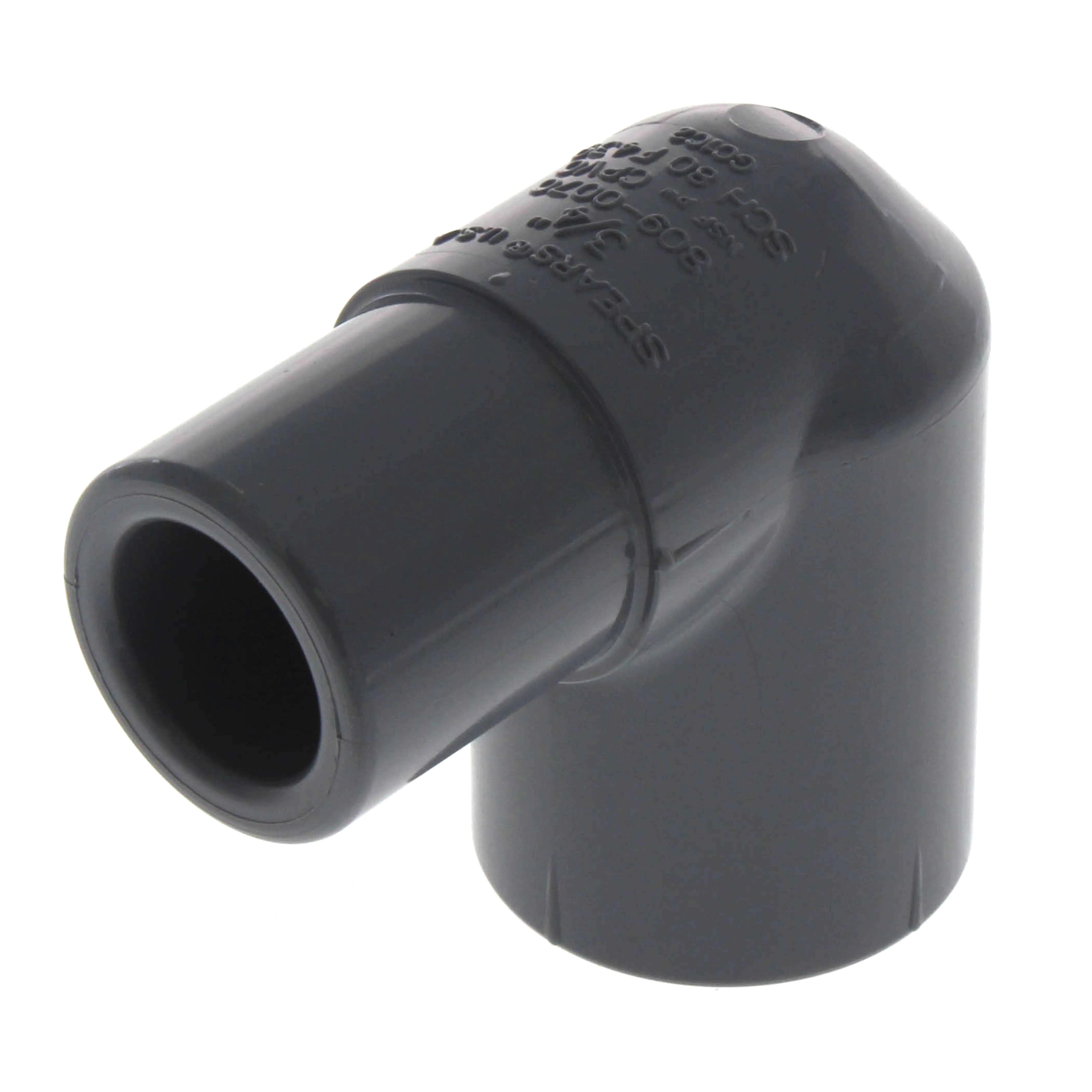 SPEARS VALVES 809-007C Street Elbow, 90 Deg., Spigot x Socket, Schedule 80, 3/4 Size, CPVC | BU7AFY