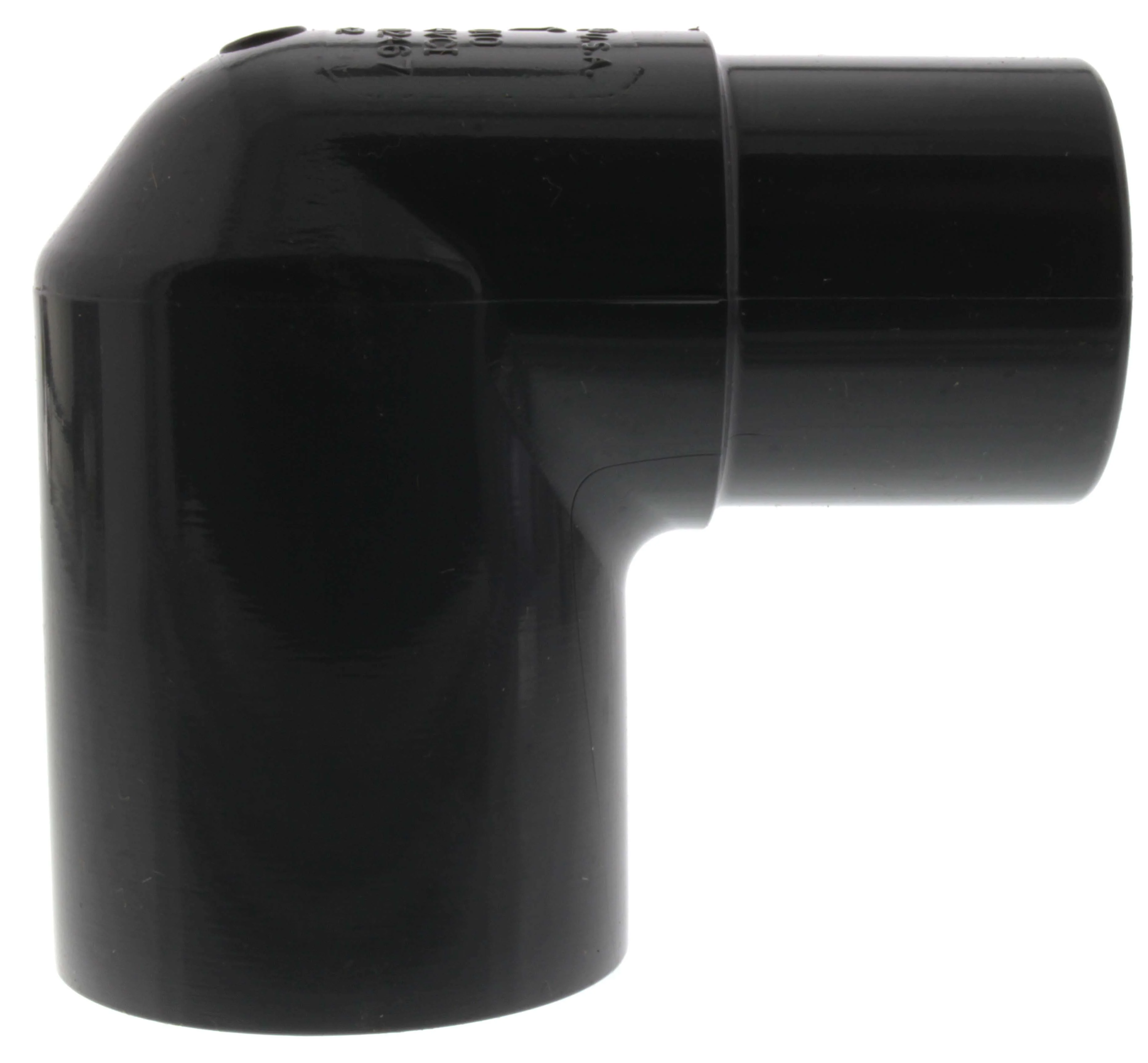 SPEARS VALVES 809-010 Street Elbow, 90 Deg., Spigot x Socket, Schedule 80, 1 Size, PVC | BU7JTK