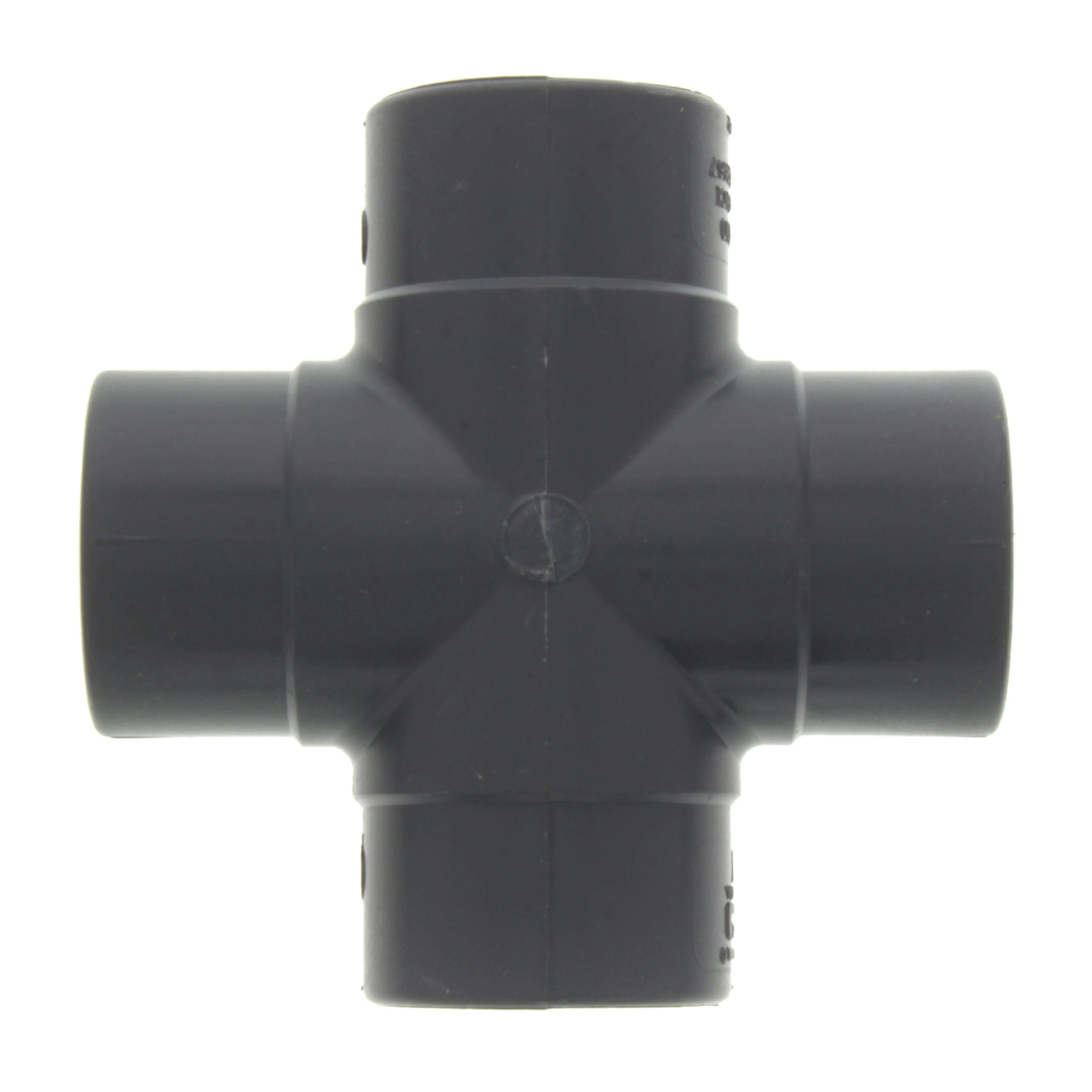 SPEARS VALVES 820-002 Cross Socket, Schedule 80, 1/4 Size, PVC | BU7BWK