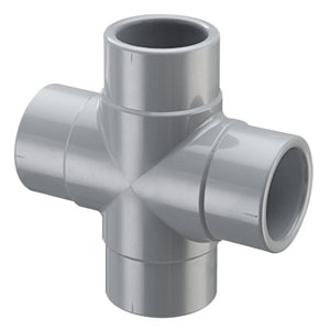 SPEARS VALVES 820-120CF Cross Socket, Schedule 80, Fabricated, 12 Size, CPVC | BU7BRM
