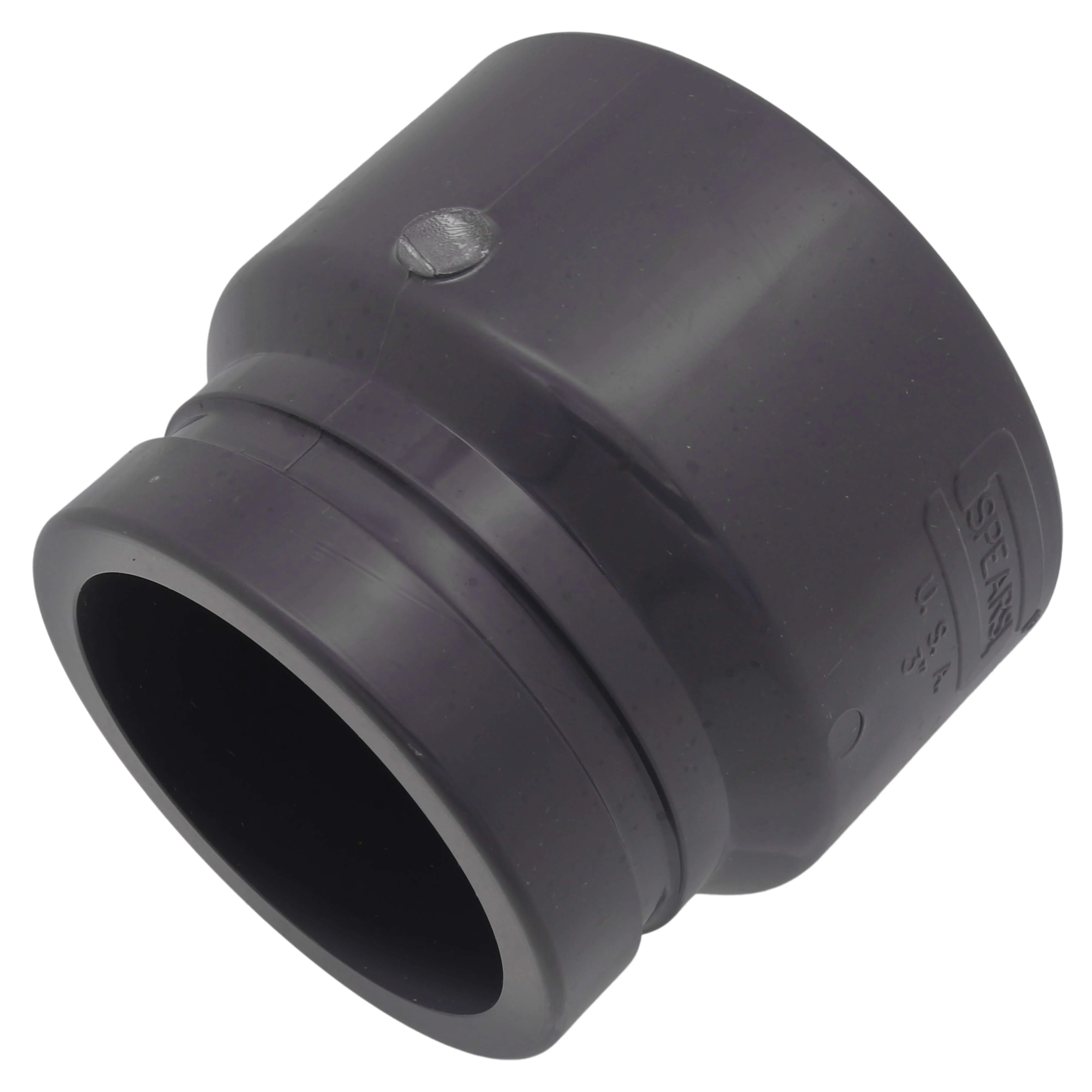 SPEARS VALVES 833-030 Grooved Coupling Adapter, Groove x Socket, Schedule 80, 3 Inch Size, PVC | BU7KLN