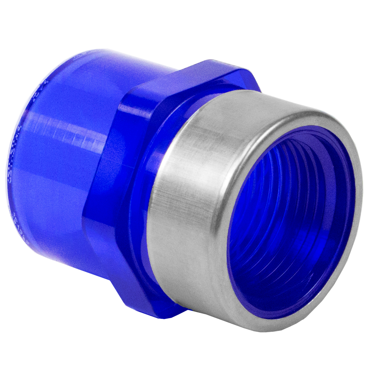 SPEARS VALVES 835-007SRBL Low Extractable Female Adapter, Socket x FPT, Schedule 80, 3/4 Inch Size, PVC, Blue | BU7NGG
