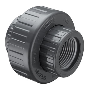 SPEARS VALVES 8359-040 Transition Union, FKM, FBSP x Socket, 4 Inch Size, PVC | BU7DCE