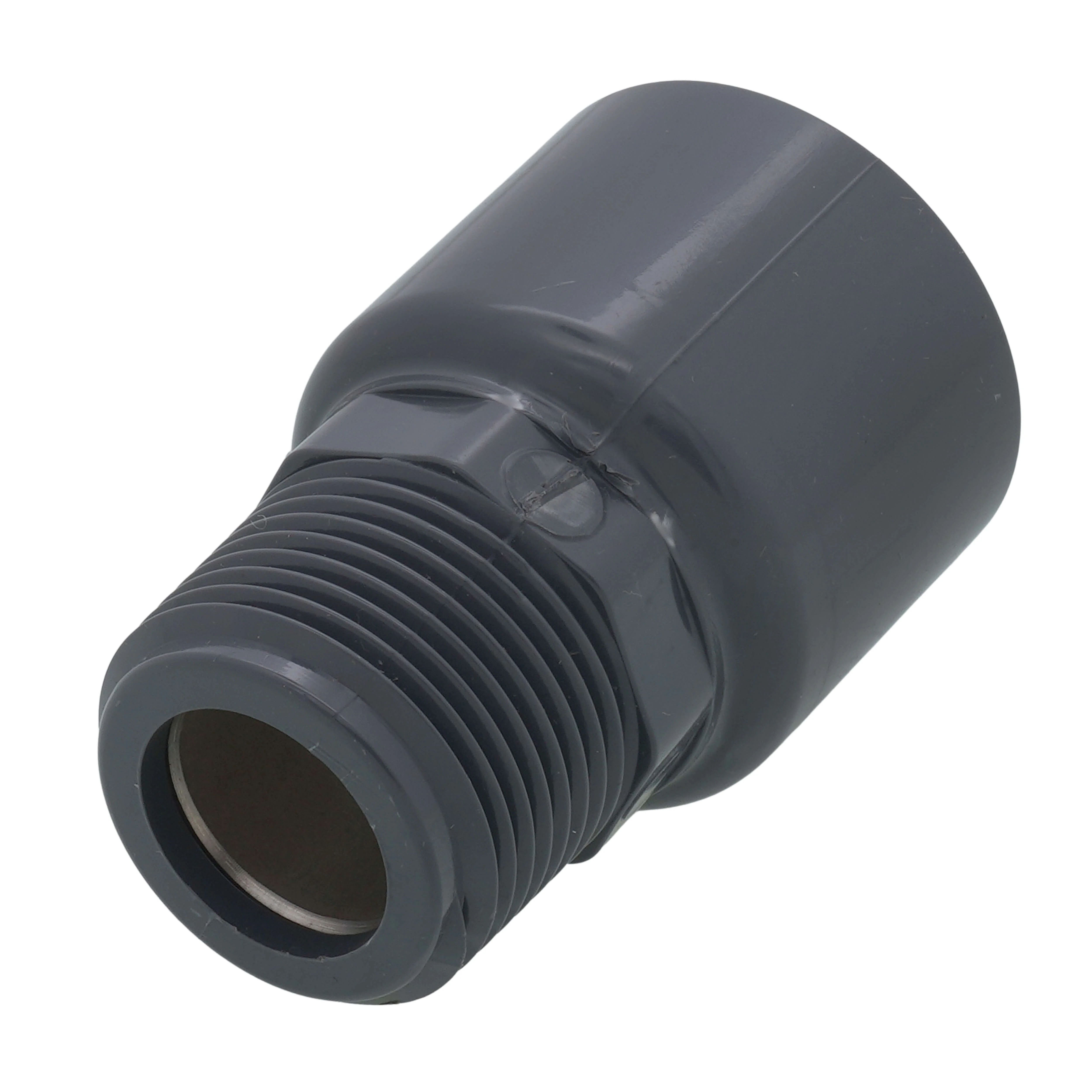 SPEARS VALVES 836-010R Internal Reinforced Male Adapter, R MPT x Socket, Schedule 80, 1 Inch Size, PVC | BU7NGP