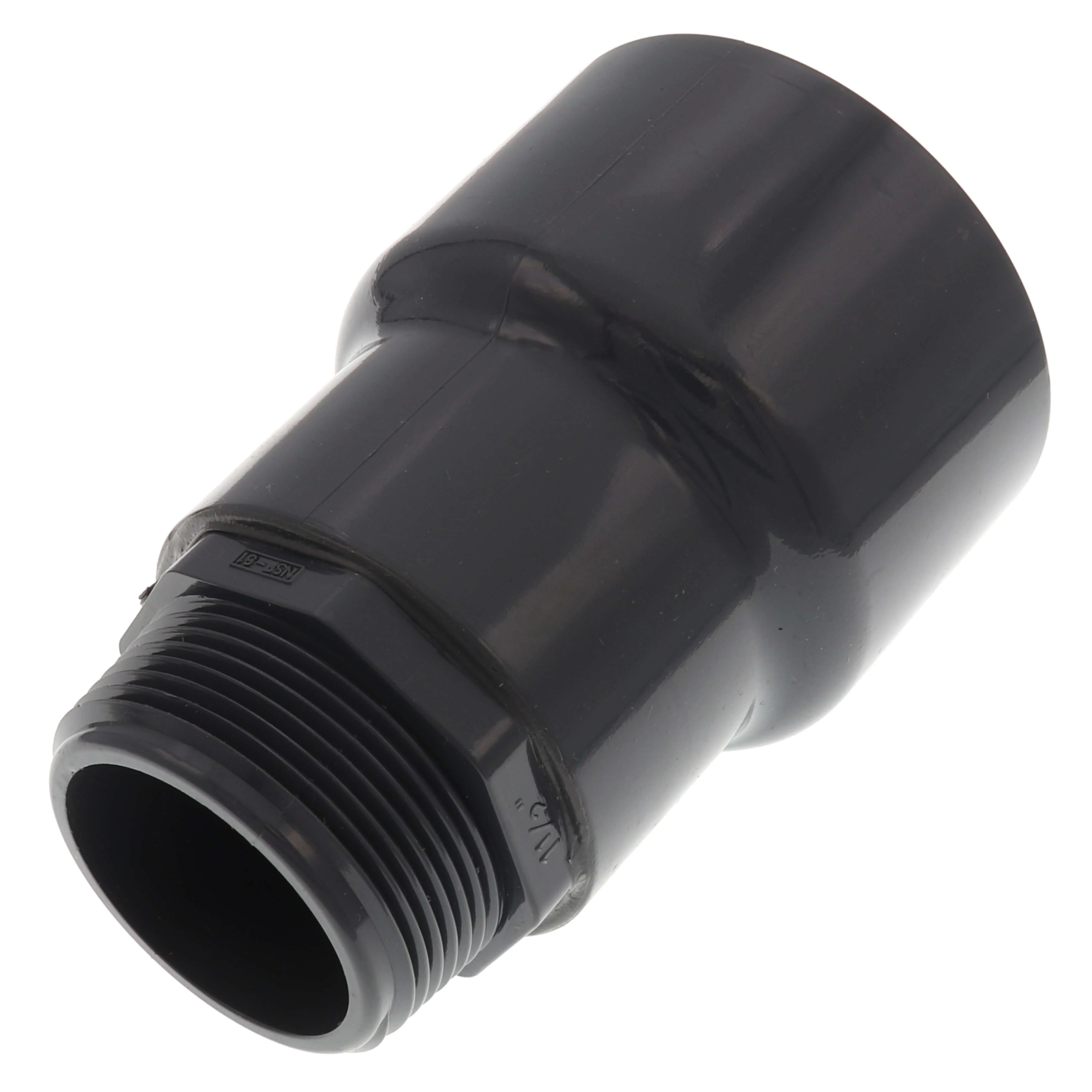 SPEARS VALVES 836-213 Reducer Male Adapter, MPT x Socket, Schedule 80, 1-1/2X2 Inch Size, PVC | BU7DKV