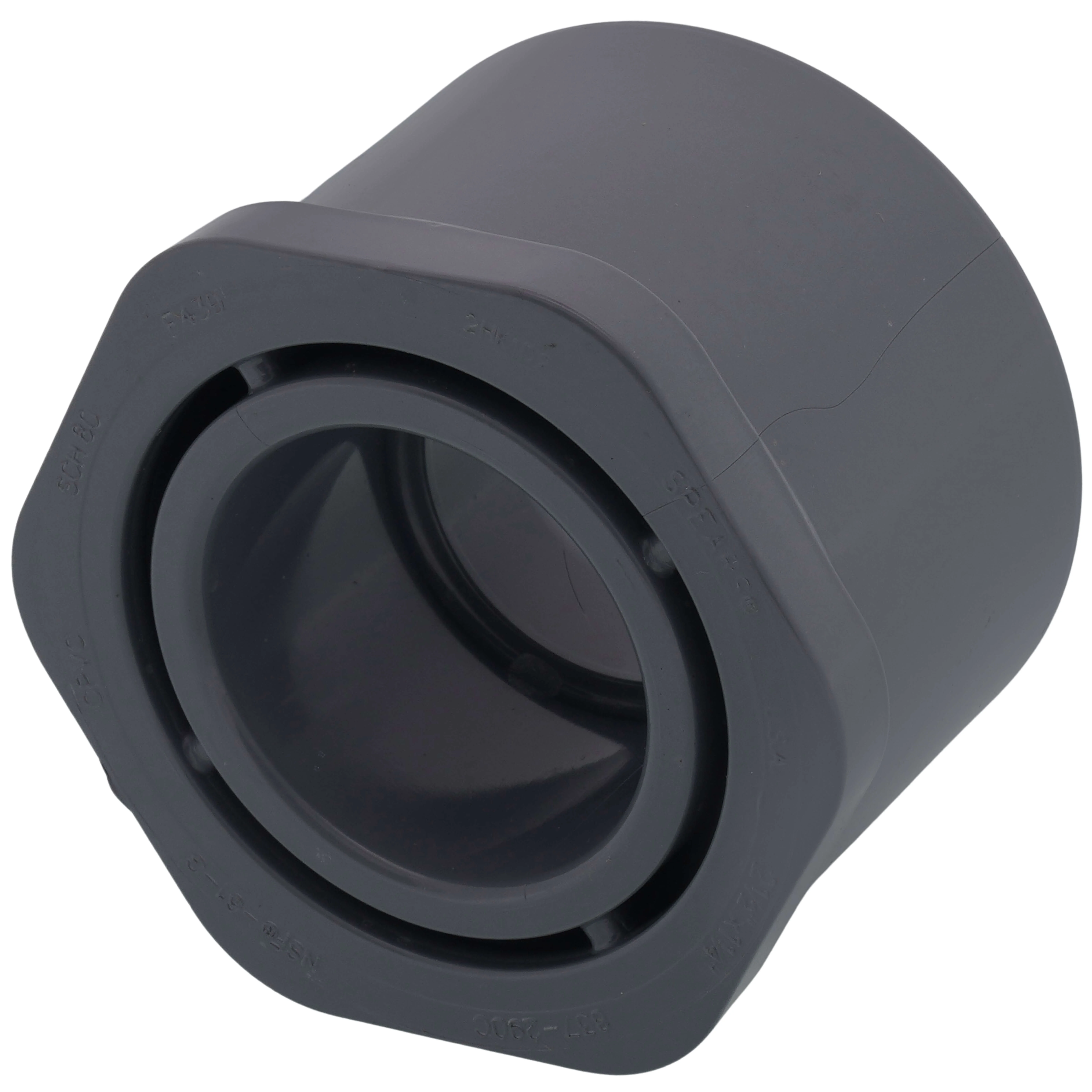 SPEARS VALVES 837-290C Reducer Bushing, Spigot x Socket, Schedule 80, 2-1/2 x 1-1/4 Size, CPVC | BU7DFQ