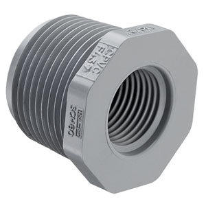 SPEARS VALVES 839-130CBC Reducer Bushing, Spigot x Socket, Schedule 80, 1 x 1/2 Size, CPVC | BU7DNW