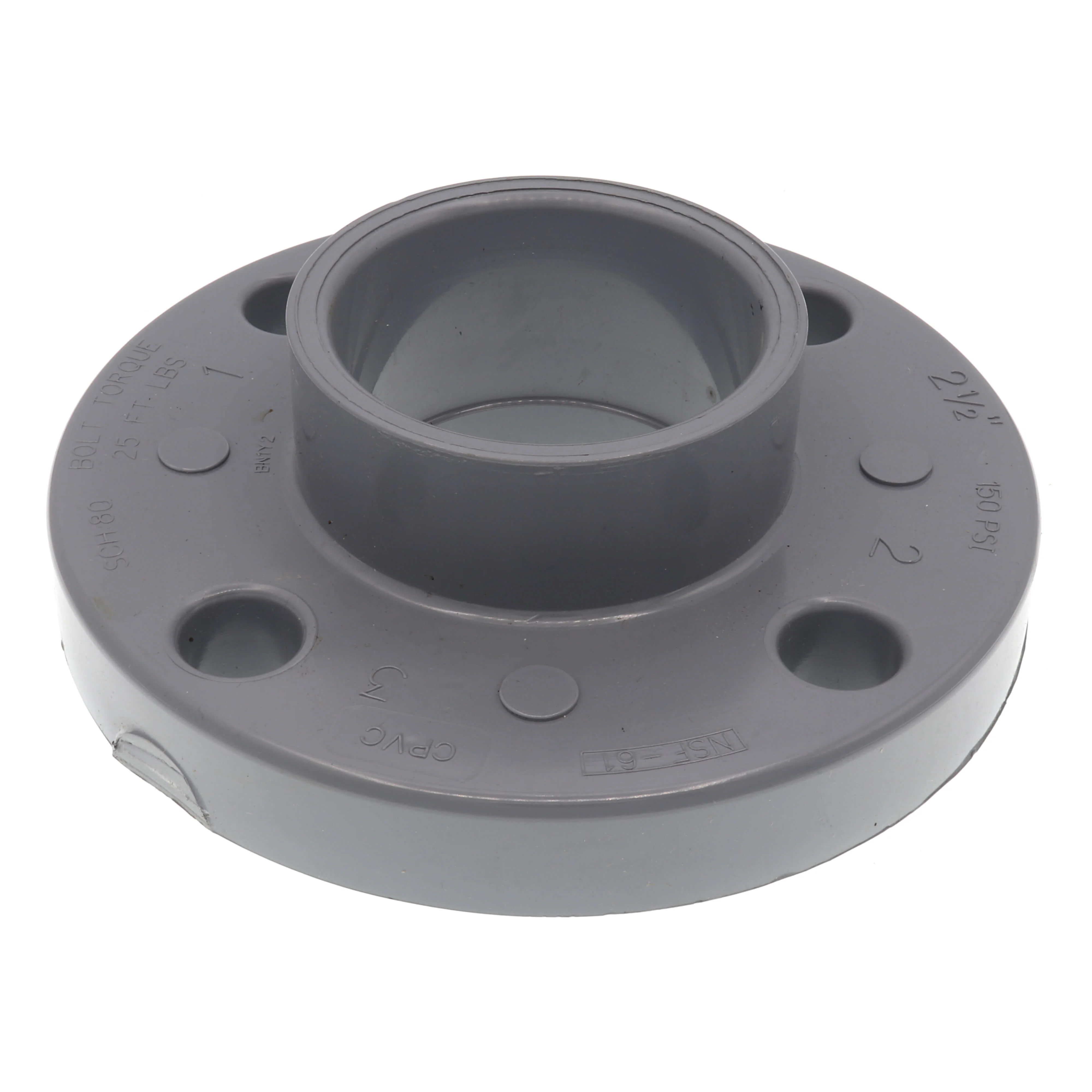 SPEARS VALVES 851-025C Flange, Socket, Class 150, 150 PSI, 2-1/2 Size, CPVC | BU7EEM