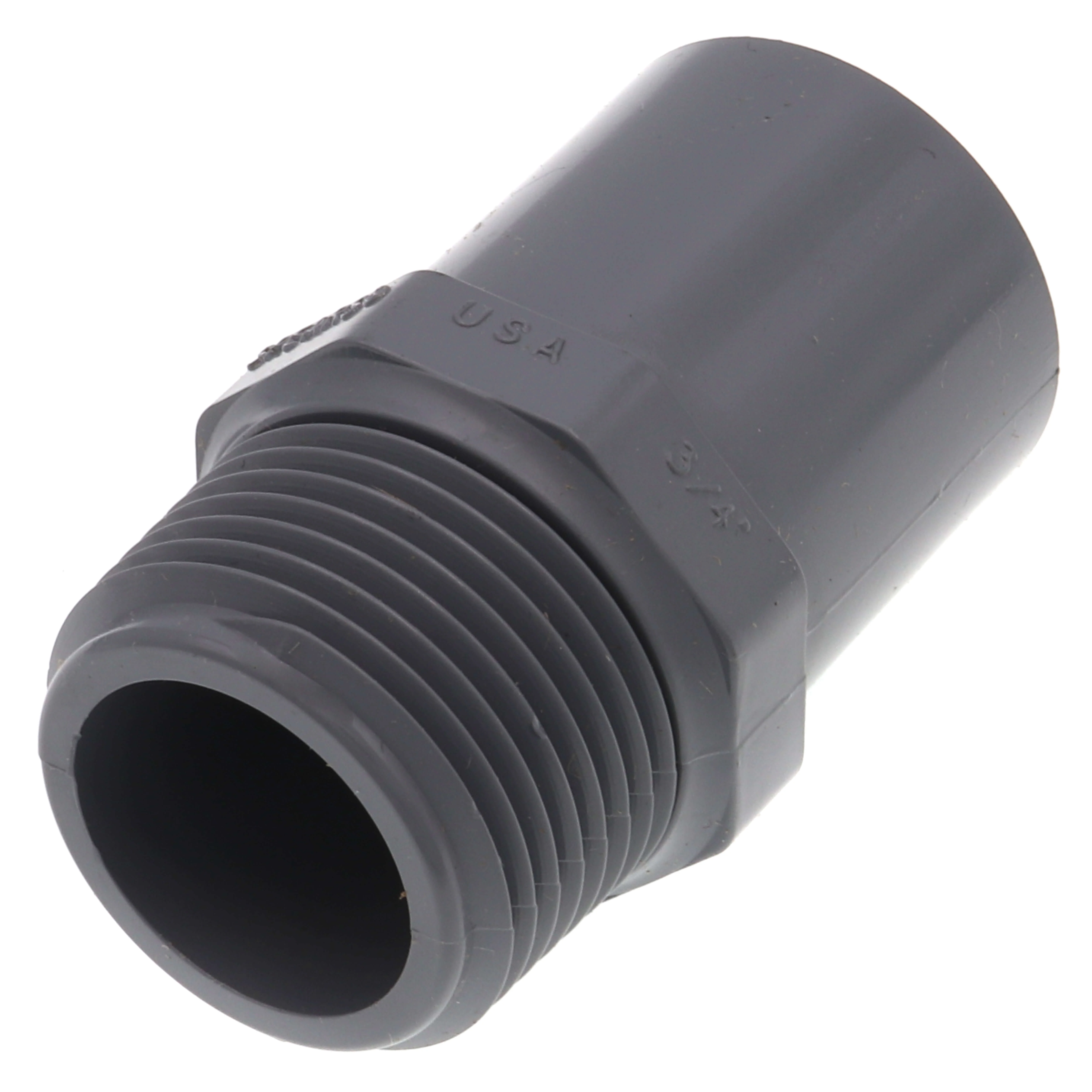 SPEARS VALVES 861-007C Male Adapter, Spigot x MPT, Schedule 80, 3/4 Inch Size, CPVC | BU7ENE