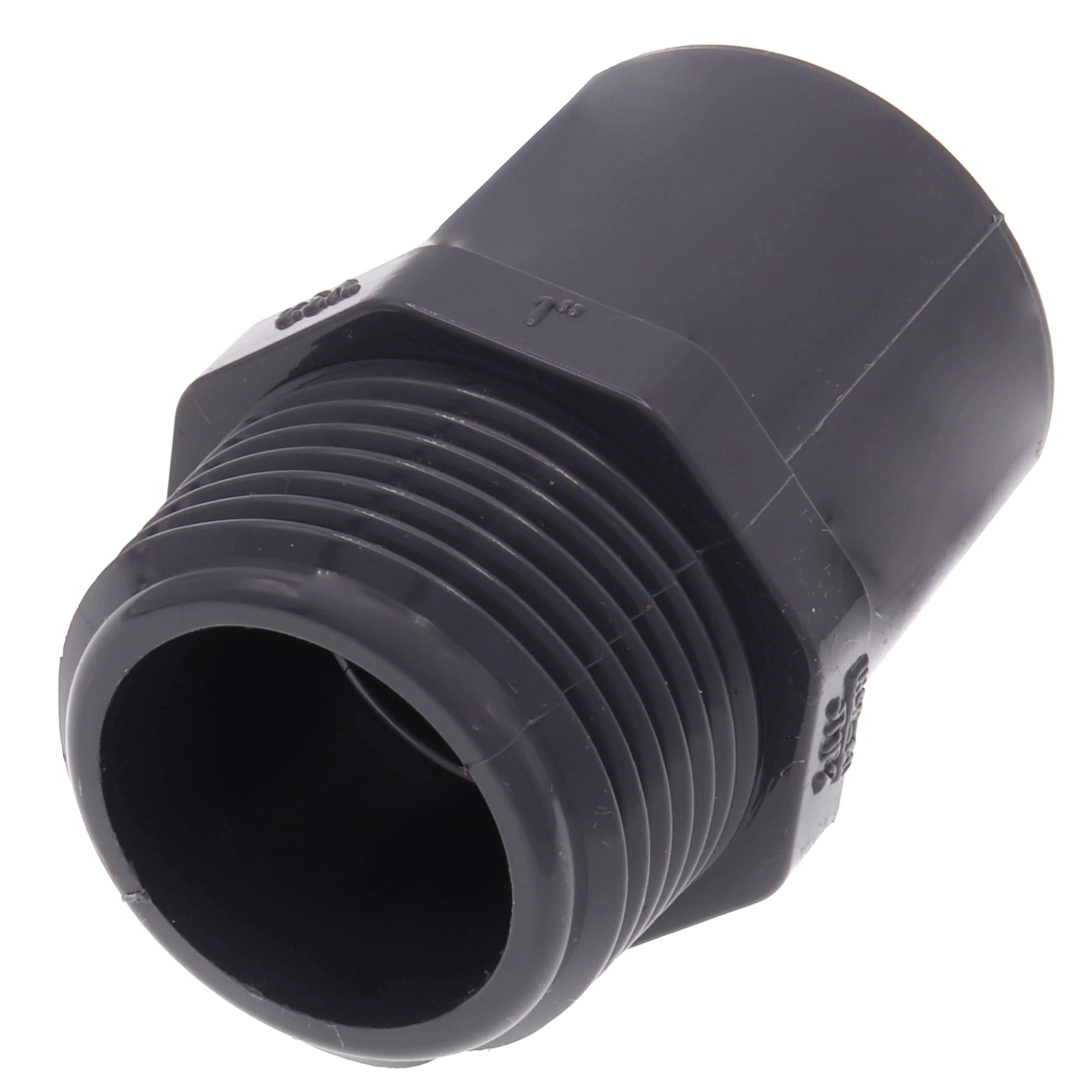 SPEARS VALVES 861-010 Male Adapter, Spigot x MPT, Schedule 80, 1 Inch Size, PVC | BU7KHC
